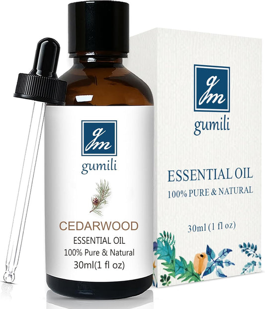 Cedarwood Essential Oil 1 Oz, 100% Pure Natural Cedarwood Oil, Aromatherapy Essential Oils for Diffuser, Skin, Hair, Candle, DIY Body Care