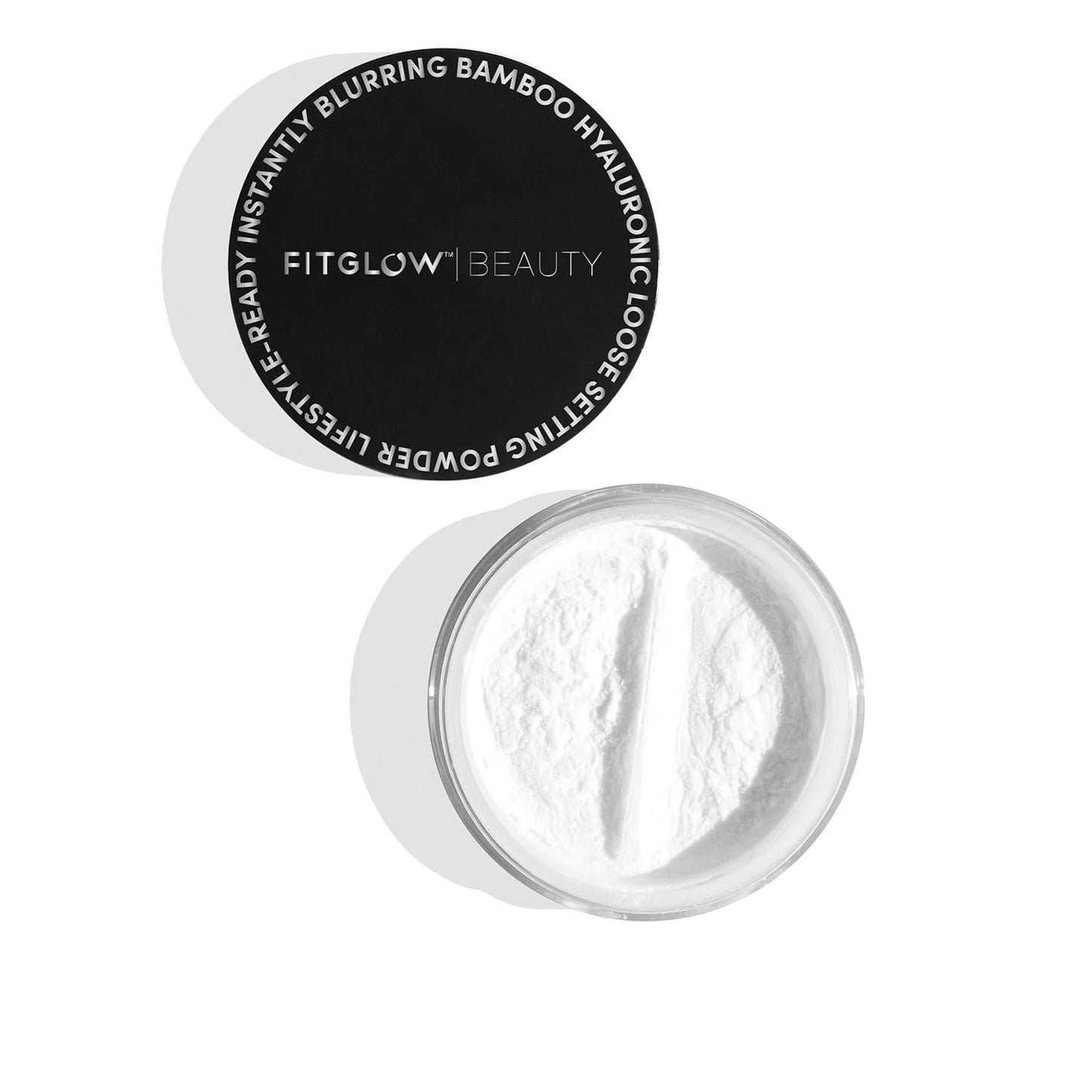 Fitglow Beauty - Translucent Bamboo Hyaluronic Loose Setting Powder | Vegan, Woman-Owned Clean Beauty (0.3 oz | 9 g)