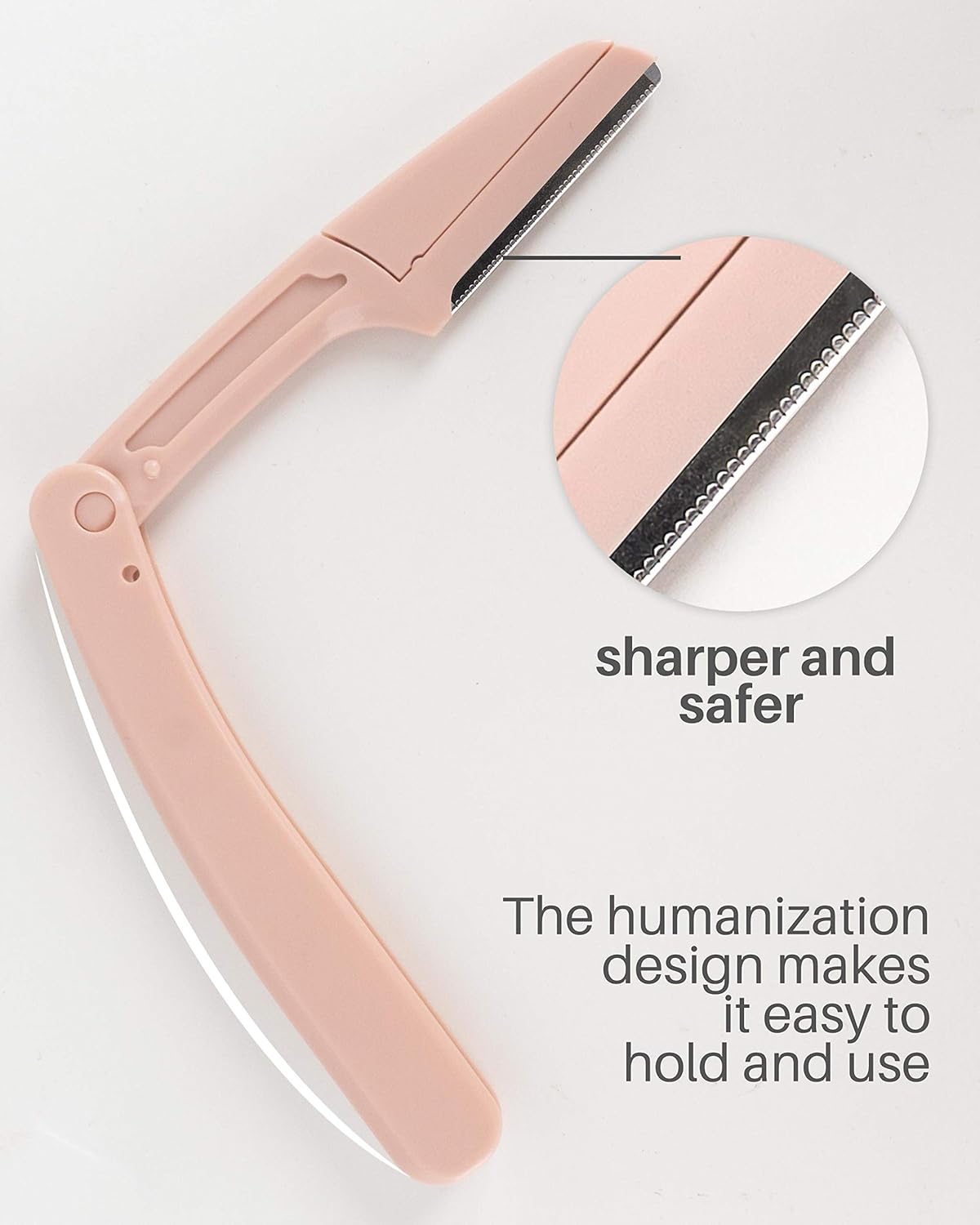 Eyebrow Razors for Women, 15 Pcs Safe Dermaplane Razor, Dermaplaning Tool for Face, Foldable Eyebrow Razor for Women and Men that Helps Smooth the Skin, 3 Colors