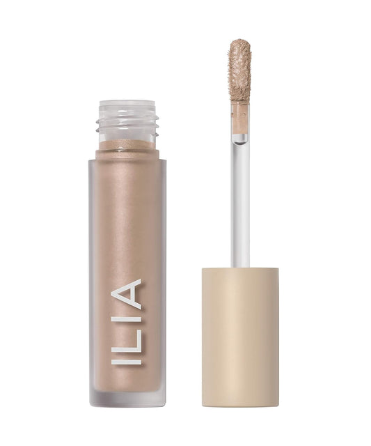 ILIA - Chromatic Liquid Powder Eye Tint | Cream-to-Powder Eyeshadow, Smudge-Resistant, Quick-Dry, Weightless, Water-Based | Non-Toxic, Vegan, Cruelty-Free, Clean Makeup (Glaze, 0.12 fl oz | 3.5 ml)