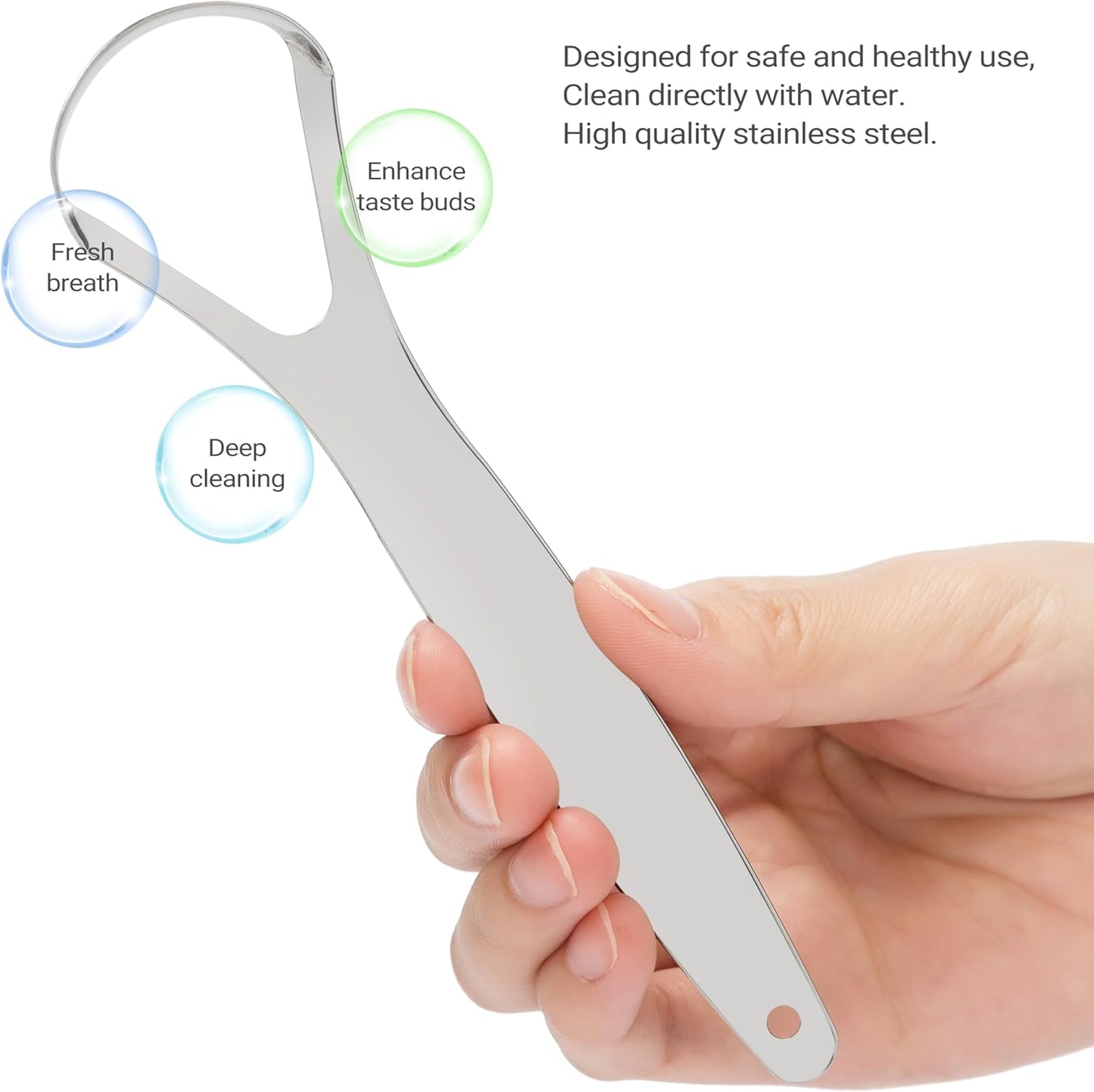 2-Pack Tongue Scaper for Kids and Adults