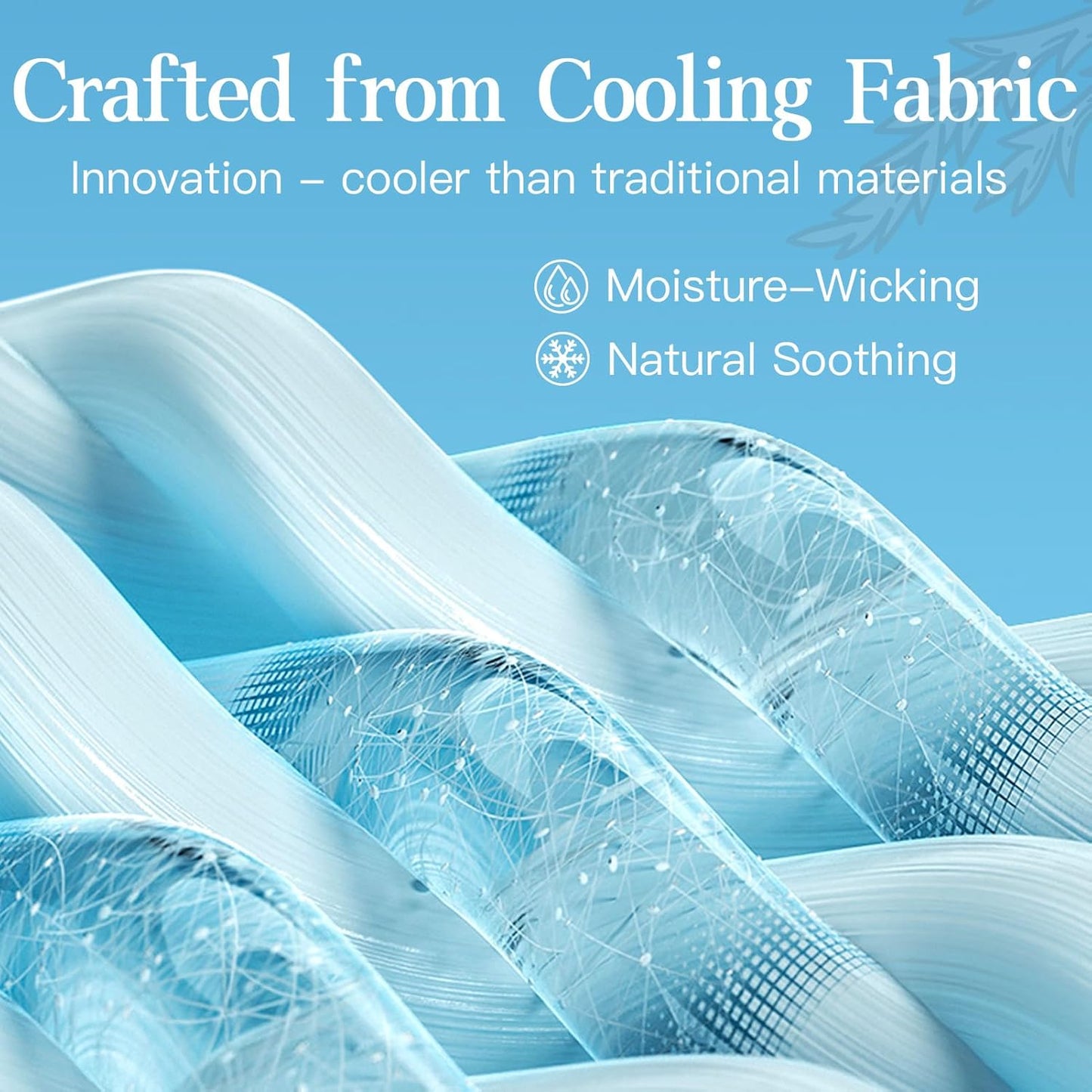 2 Pack Sleep Masks, Cooling Fabric Soothing Sleeping Mask for Side Sleeper, Large Size Adjustable Velcro Cool Eye Masks, No Gel, No Eye Cups, No Pressure (Light Blue & Black Gray)