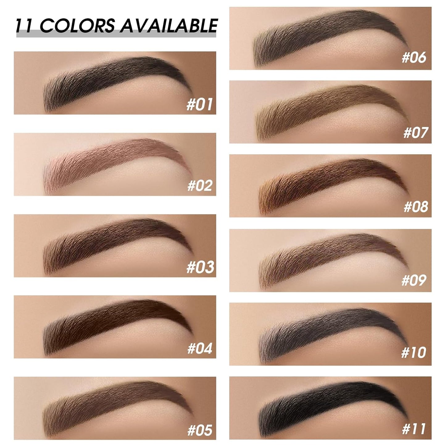 2Pcs Brow Pomade Set with Dual-ended Eyebrow Brush, High pigment Water proof Natural finish Eyebrow Makeup Set with Eyebrow Brush for Women and Girls（09#）