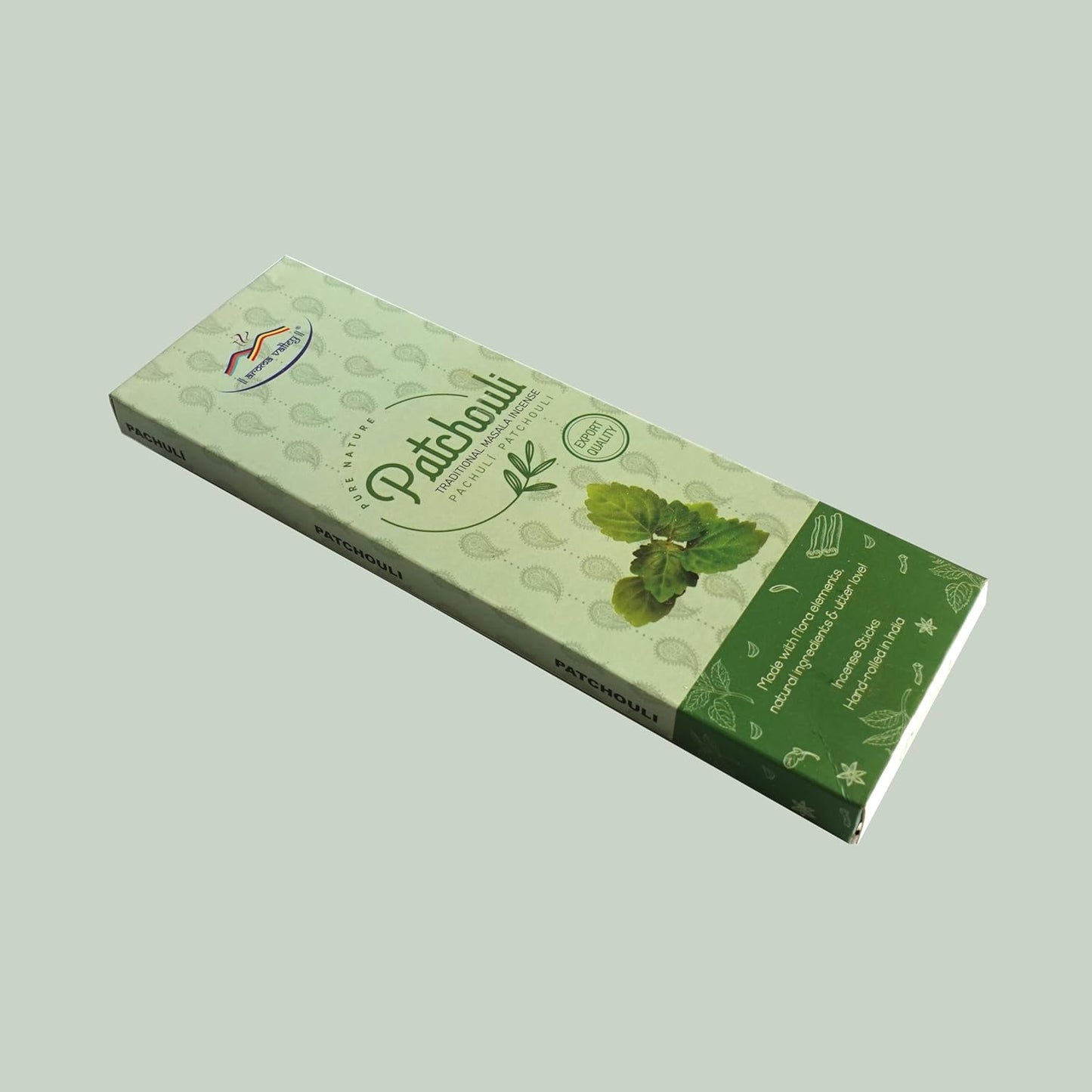 Patchouli Incense Sticks - Traditional Handcrafted Masala Incense - 40 to 50 Sticks Approx.