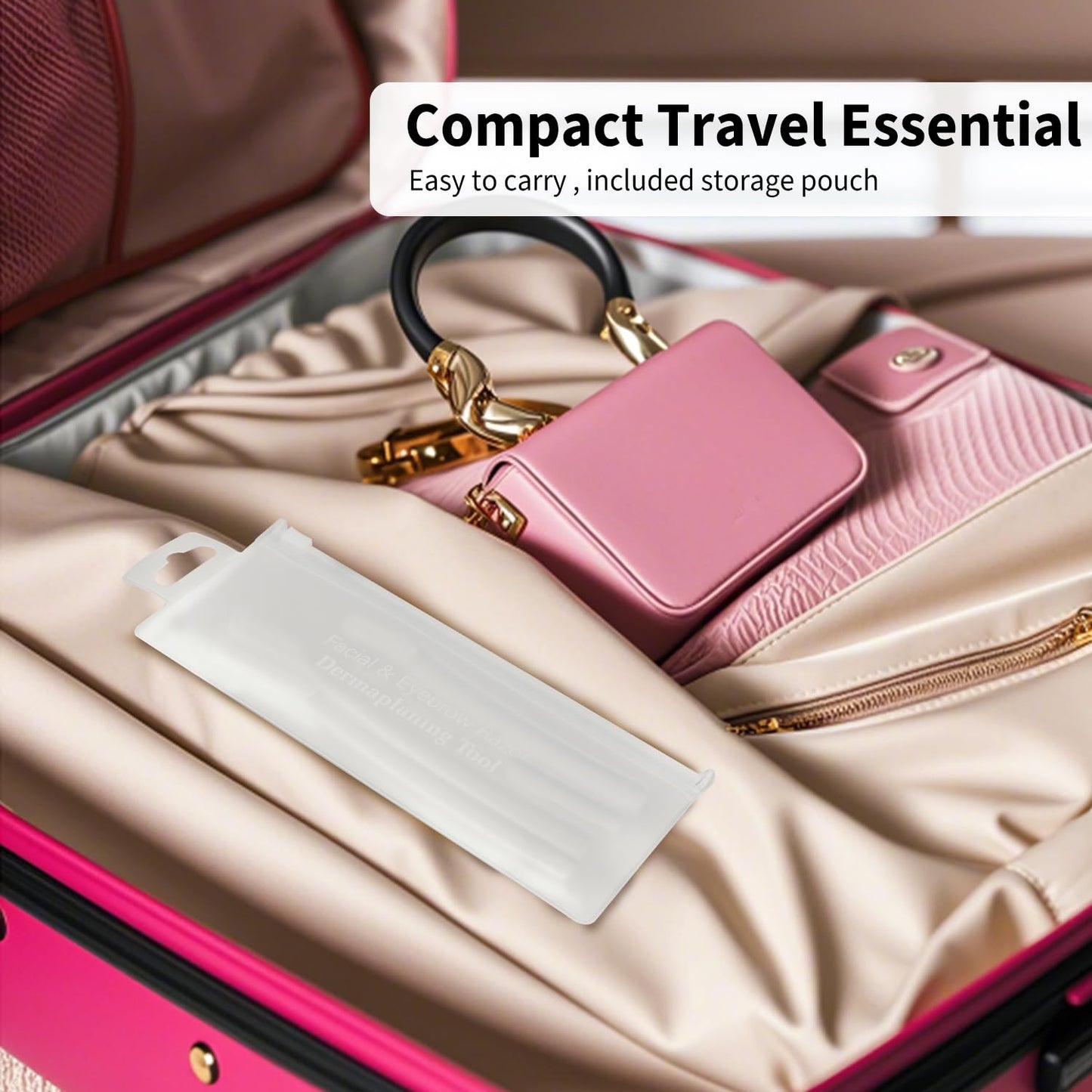 Dermaplane Razor for Women Face, Precision Face Razors for Women, Gentle Exfoliation Microblades for Sensitive Skin, Peach Fuzz Remover, Perfectly Shape Brows