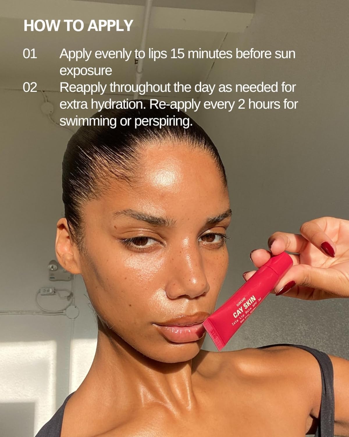 Cay Skin Isle Lip Balm SPF 30 – High Shine, Hydrating + Sheer Lip Gloss in Vanilla Brown Sugar Flavor – Formulated with Natural Ingredients for All Skin Tones – 3-Pack, Irie Rose, 1.05 oz