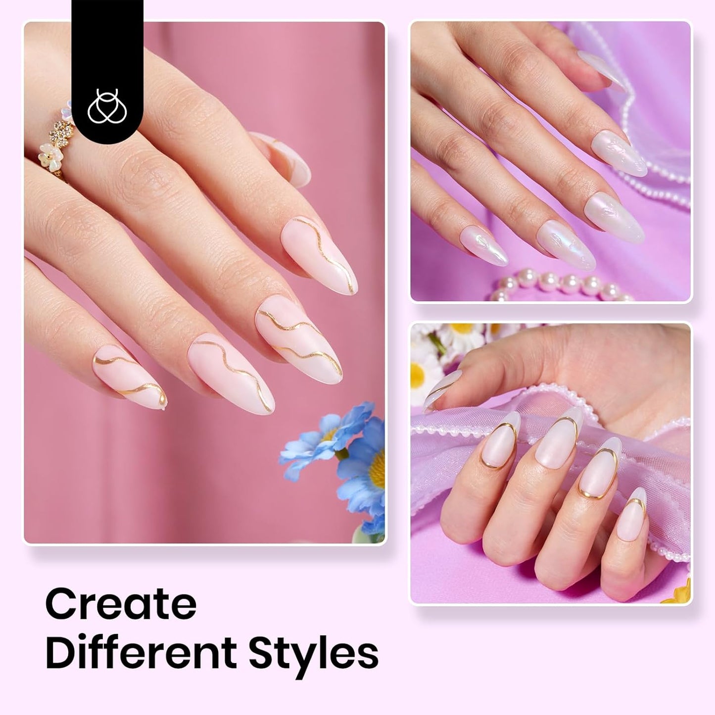 Beetles 15 ml Matte Gel Top Coat, Chrome Proof Matte Top Coat Gel Nail Polish No Wipe Low‑Odor Compatible with UV/LED Lamps Long Lasting 21 Days+ Finish Diy at Home