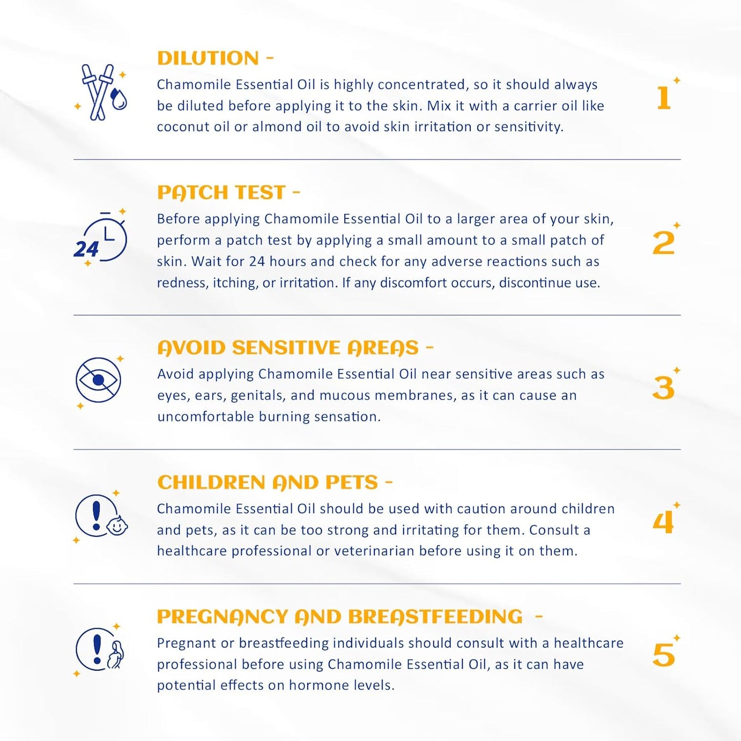 HIQILI 0.33 Fl Oz Chamomile Essential Oil, Air Purifying, Relaxing, Skin Care, Can be Added to Fresheners, Foot Baths, Body Lotions Use - 10ml