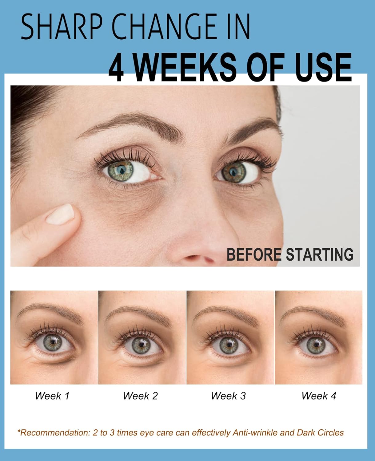 Collagen Under Eye Patches for Dark Circles and Puffiness Gold Color, Collagen Eye Masks Skincare for Puffy Eyes Gold Color