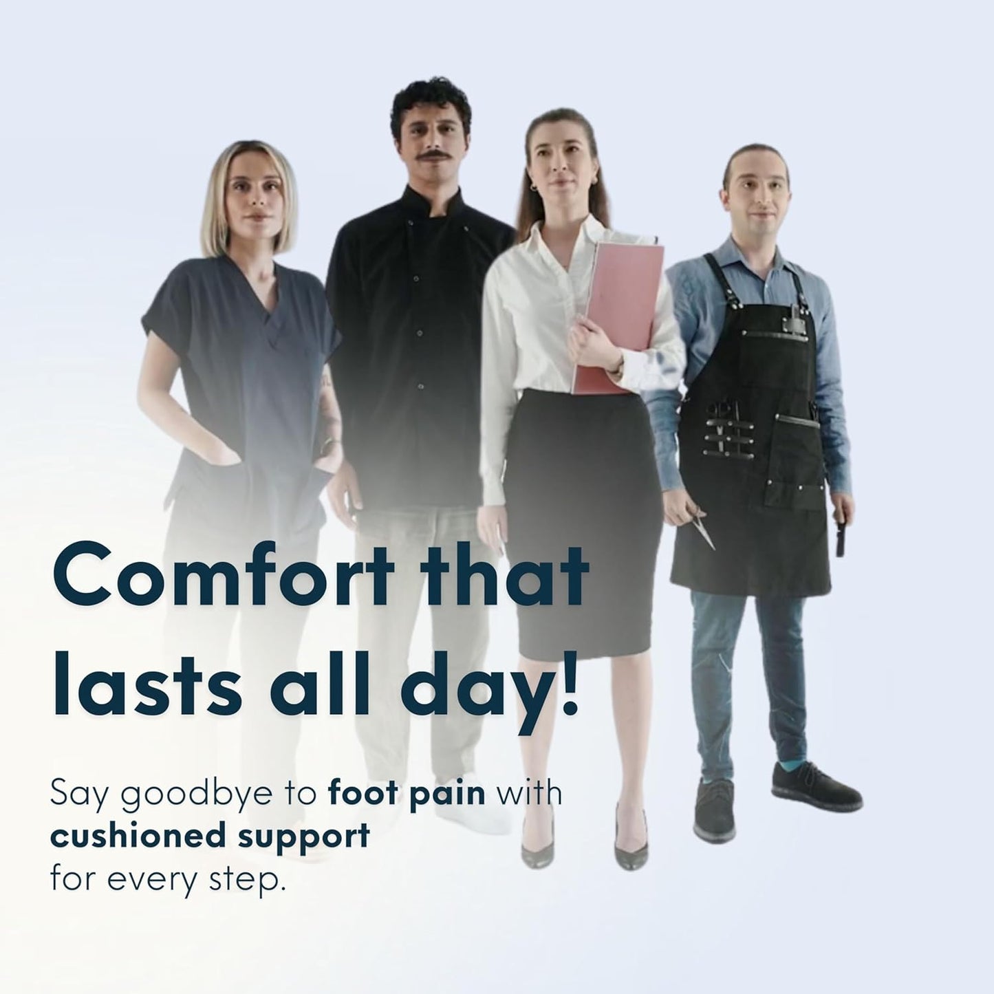 HANDARTE Leather Orthopedic Insoles | Padded Comfort Shoe Inserts for Women | 100% Natural Goatskin - ChromeFree, Anti Sweat & Anti-Odor - Suitable for No-Socks (US W6.5/7 | EU37)