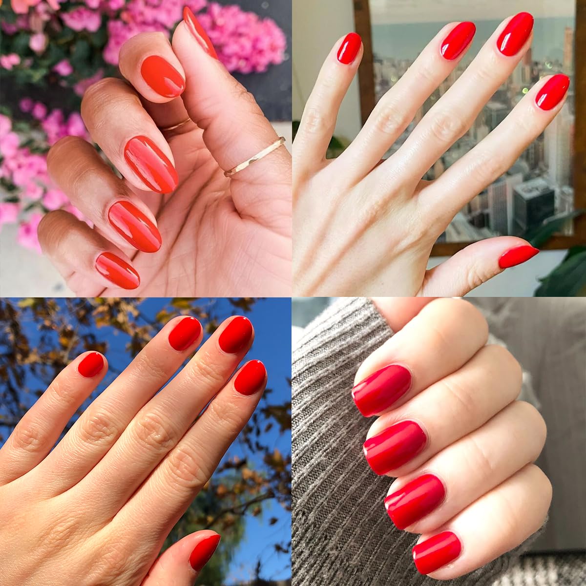 Olive & June Long Lasting Nail Polish | Plump, Gel-Like Finish No Lamp Needed | Lasts up to 10 days | Salon-Quality Color at Home | 15-Free, Vegan & Cruelty-Free Chip-Resistant Shine | CV Cherry Red