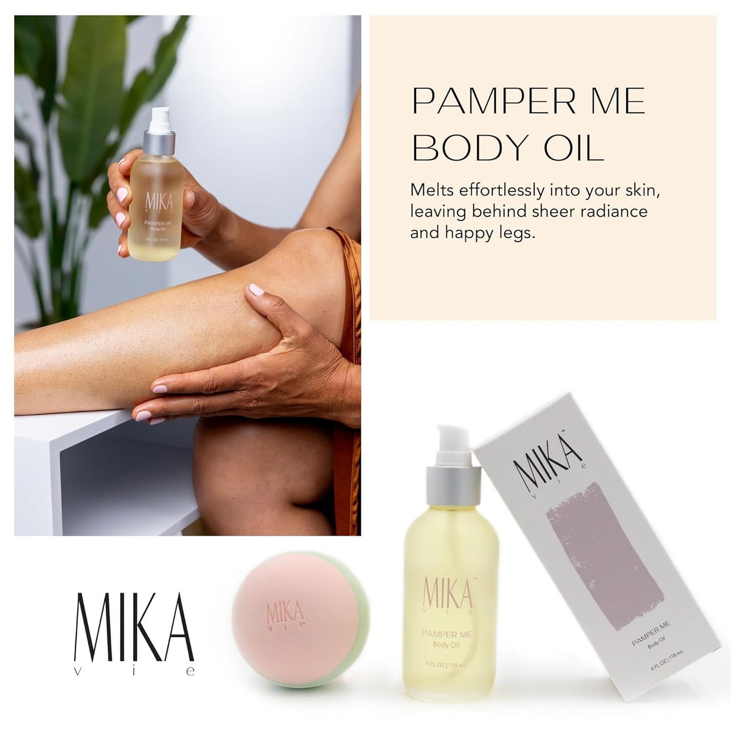 Age Playfully Bundle 3-Piece Luxury Gift Bundle for Women | Organic Body Oil+Foot Lotion for Dry Cracked Feet+Massage Ball for Feet and Muscle | Gift Idea for Women Over 40, Girlfriends | Clean Beauty