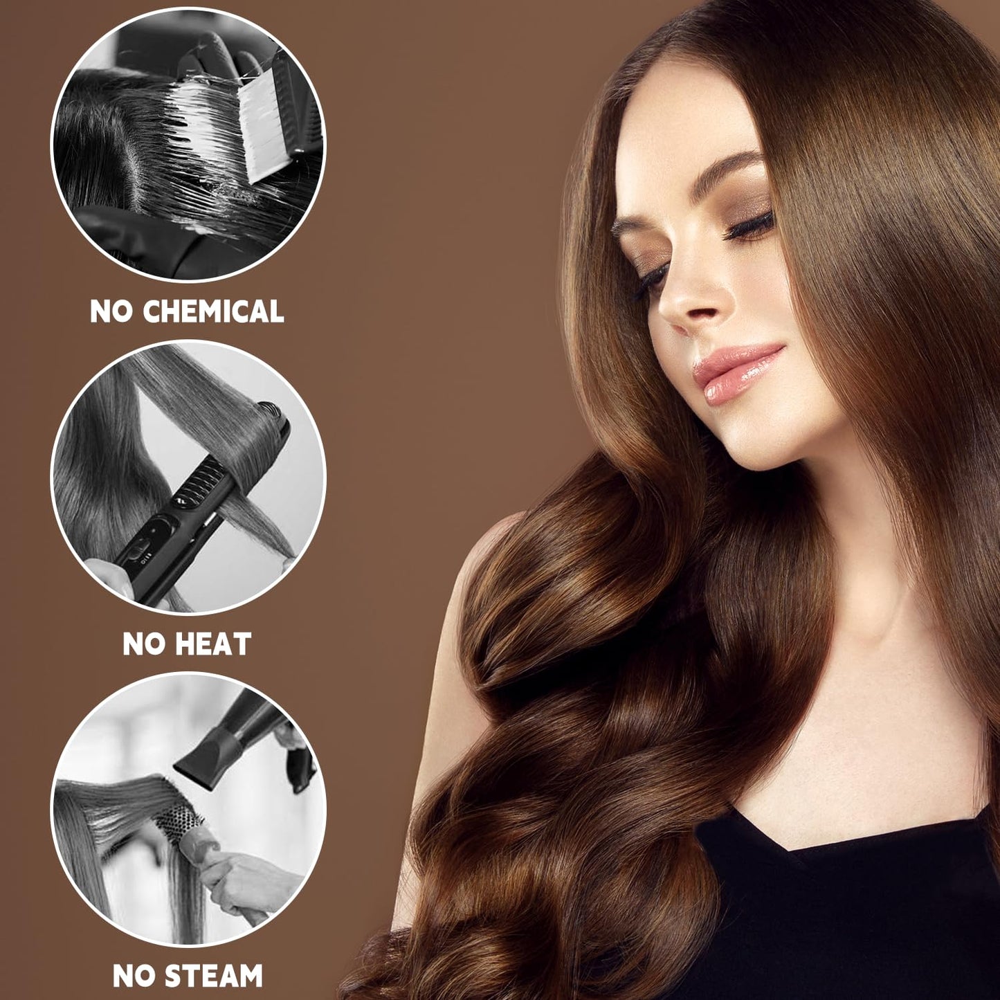 Heatless Hair Curler, Hair Curlers Overnight to Sleep In, Heatless Curling Scrunchie for Women Soft Silk Lazy Rollers Headband for Long Hair Overnight (Rainbow, 1PCS)