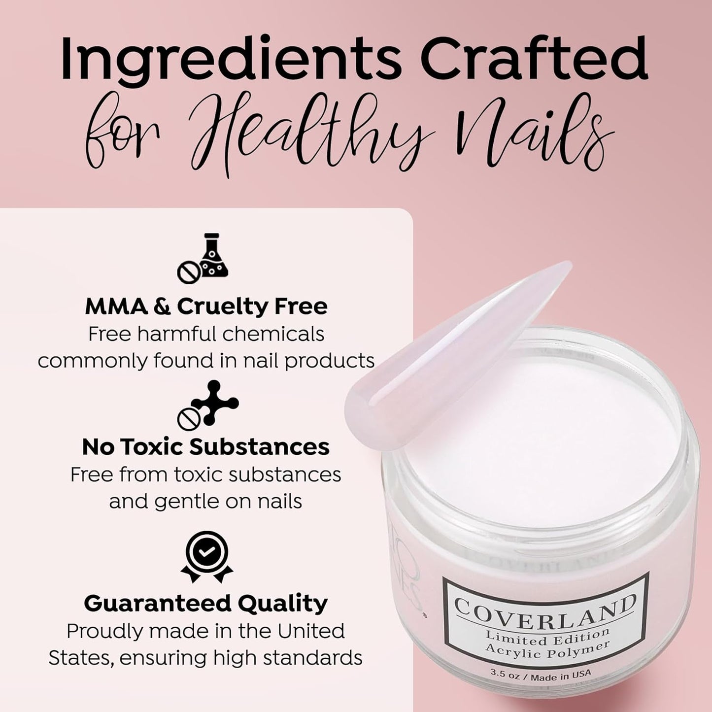 Coverland Acrylic Powder 3.5oz "Girly Girl" - Limited Edition