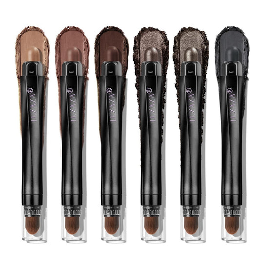 6PCS Neutral Eyeshadow Stick Makeup Set, Matte Cream Eye Shadow Eyeliner Brightener Pencil Crayon - B3 Iced Oat