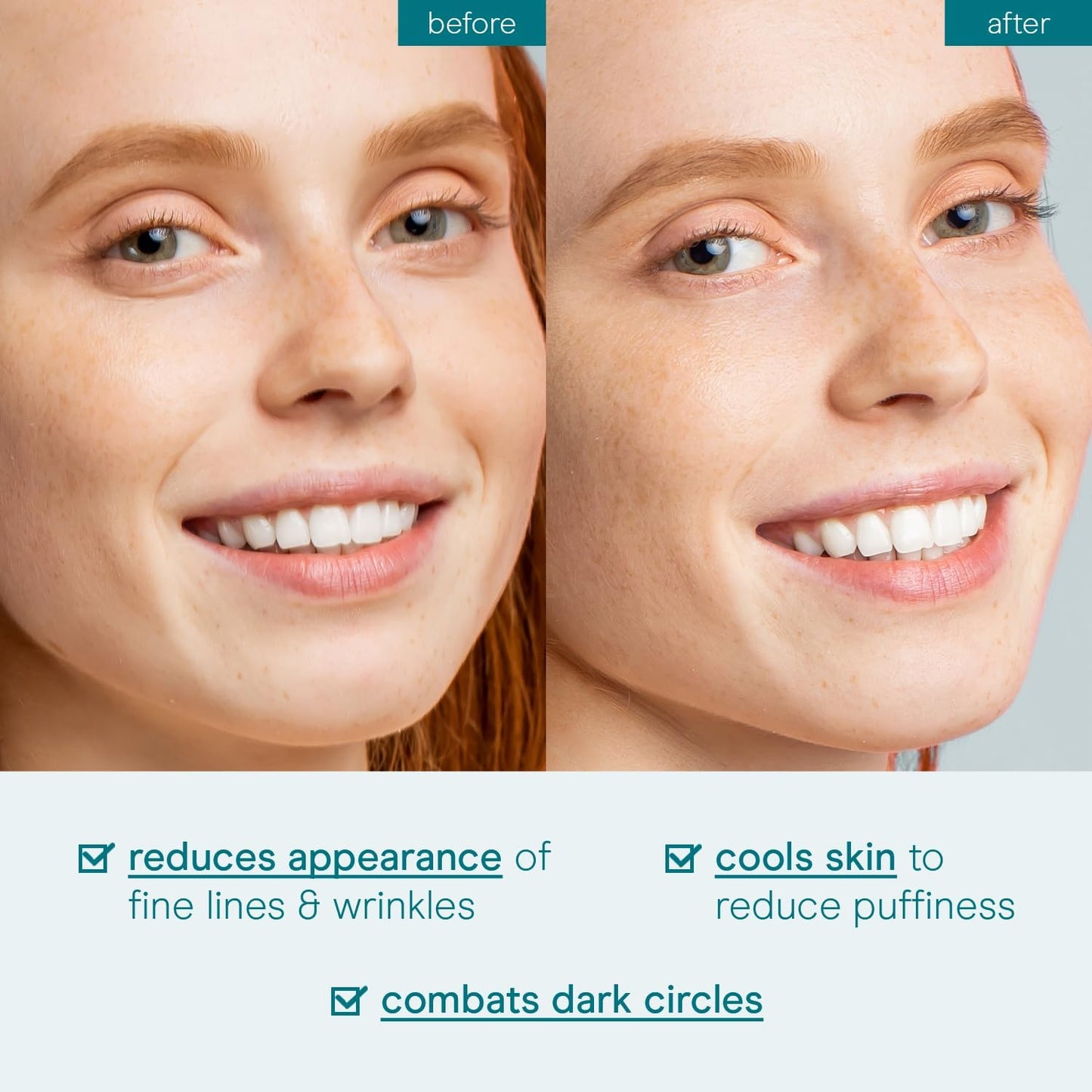 Baebody Critically Acclaimed Travel Size Eye Gel, Under Eye Cream for Dark Circles and Puffiness, with Peptide Complex & Soothing Aloe, 0.5 Fl Oz