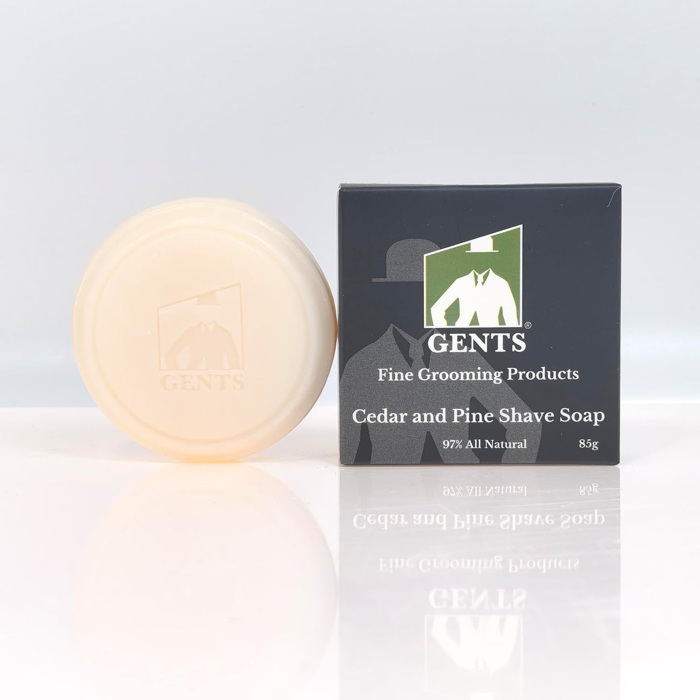 G.B.S 97% All Natural Men's Cedar and Pine Shave Soap Creates a Rich Lather