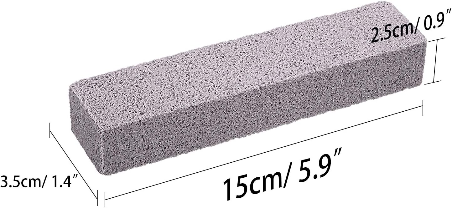 Chinco 36 Packs Pumice Stick for Cheaning, Pumice Scouring Stone Pad Removing Stain Grime Without Leaving Scratches for Kitchen Oven Stove Home Bathroom Toilet Pool House Cleaning Supplies