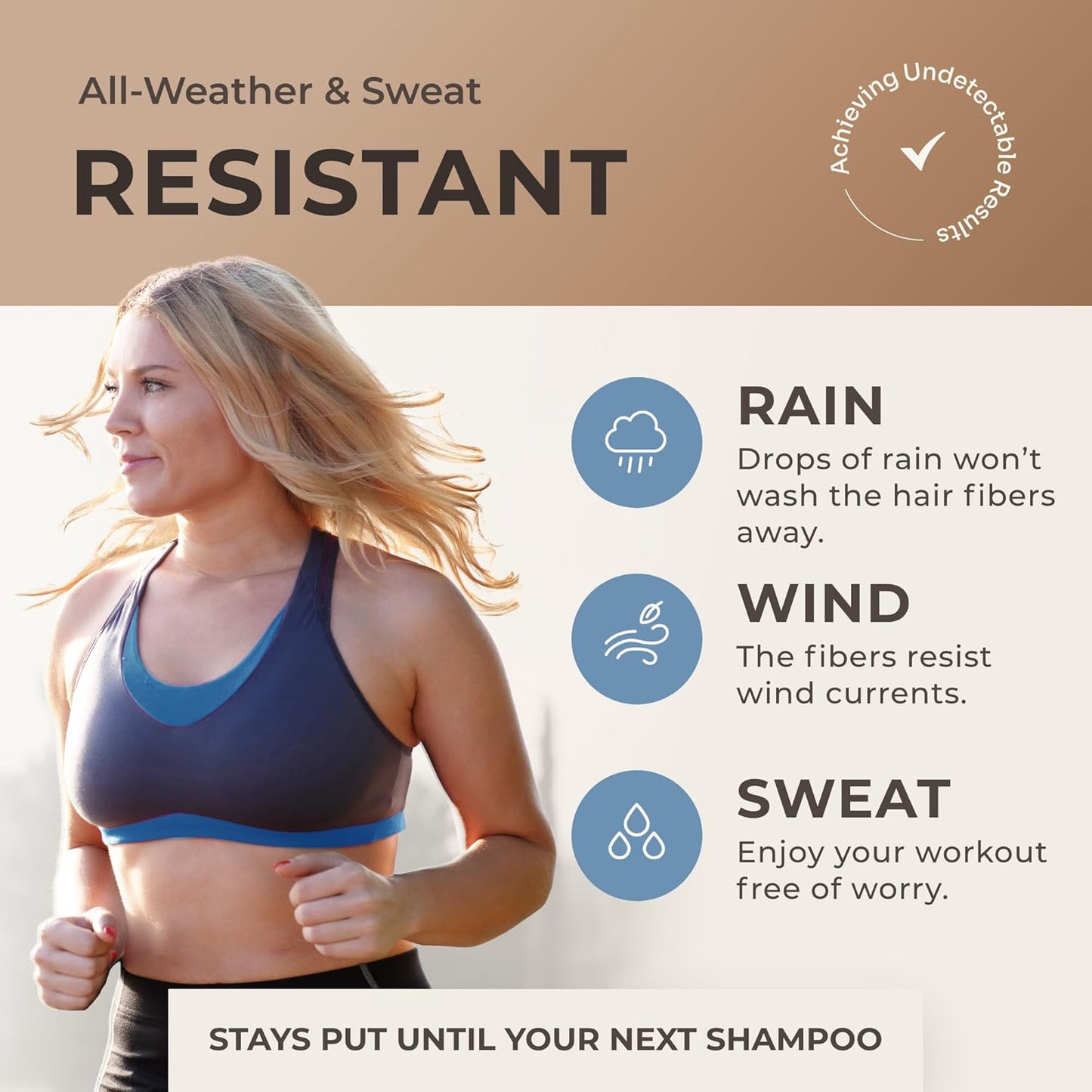 Keratin Hair Fibers for Men & Women - Fill In Fine or Thinning Hair, Instantly Thicker, Fuller Looking Hair (Light Blonde 15g)