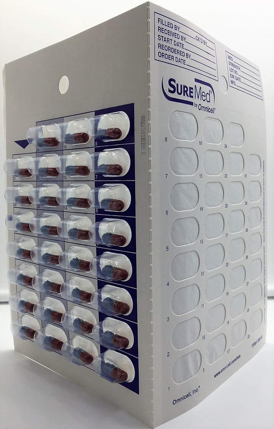 250 Cards 250 Blisters for 31 Day Monthly Cold Seal Pill Storage, Summer Camps, Pharmacists, Cargivers (250)