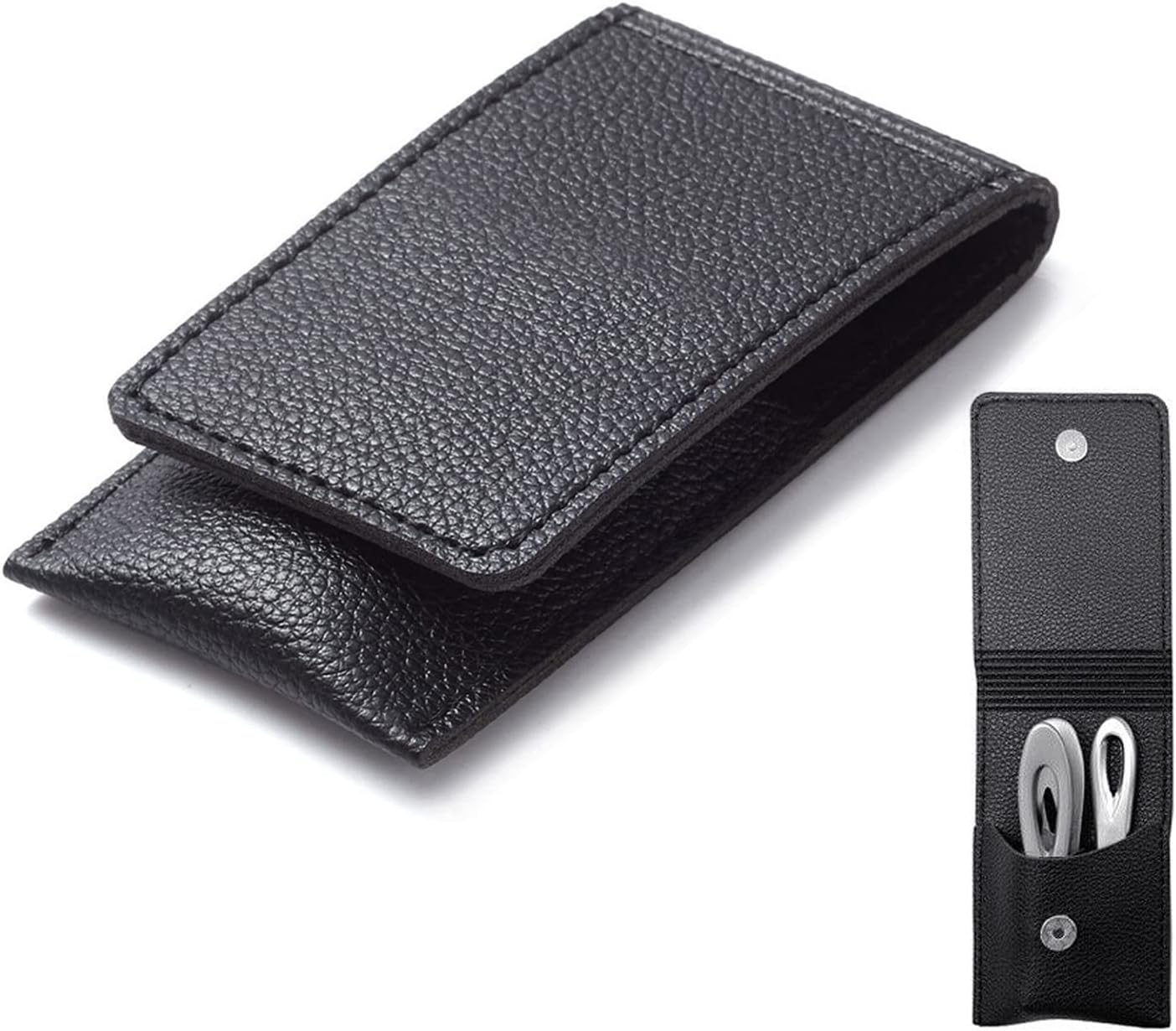 Straight Nail Clippers for Men Heavy Duty Toenail Clippers for Seniors Thick Toenails, Wide Jaw Opening Large Ultra Sharp Fingernail Cutter, Stainless Steel (Flat Edge-S)