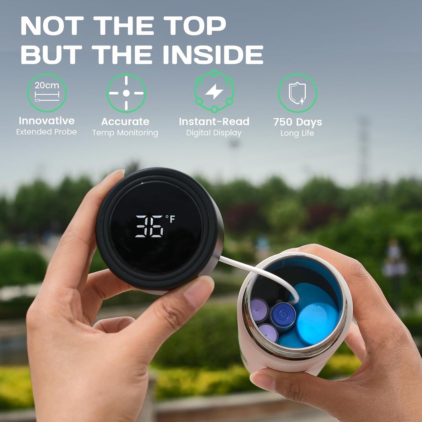 Compact 60H Insulin Cooler Travel Case Temp Display Medication Cooler for Travel insulated Medicine Cooler Bag TSA Approved Ice Packs Diabetic Cooler with QR Medical Travel Tag（Rose Quartz）