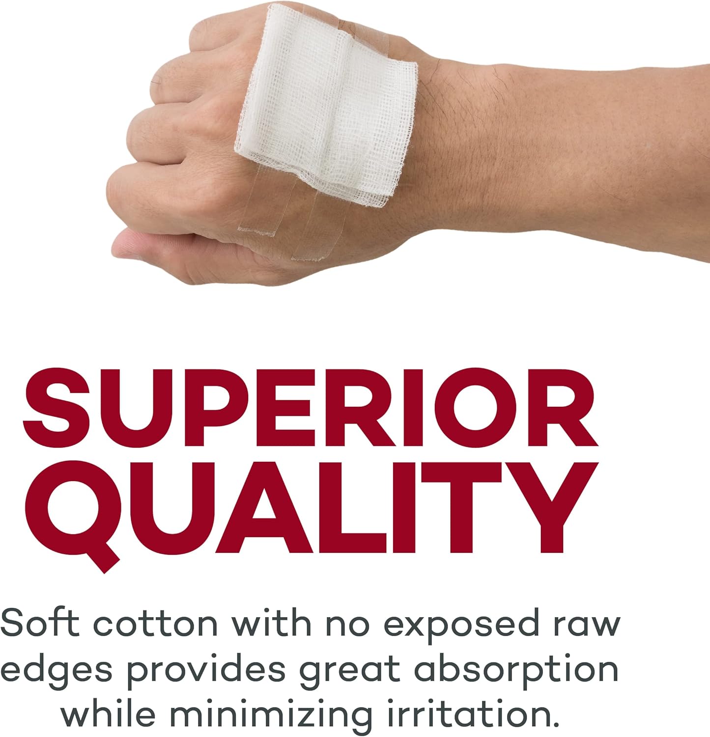 Dealmed Premium Non-Woven Sponges – 2" x 2" 4-Ply Non-Woven Gauze Pads, 25 Pouches, 2 Per Pouch (Pack of 30), Absorbent Gauze Sponges, Wound Care Product for First Aid Kits and Medical Facilities