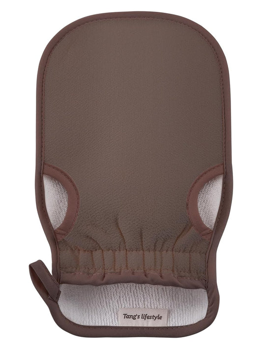 Exfoliating Glove (Original) Machine Washable Newly Upgraded With Thumb Holes Korean Body Scrubber 100% Vegan Viscose Exfoliating Mitt for Dead Skin Removal, Keratosis Pilaris & Self-Tan Prep