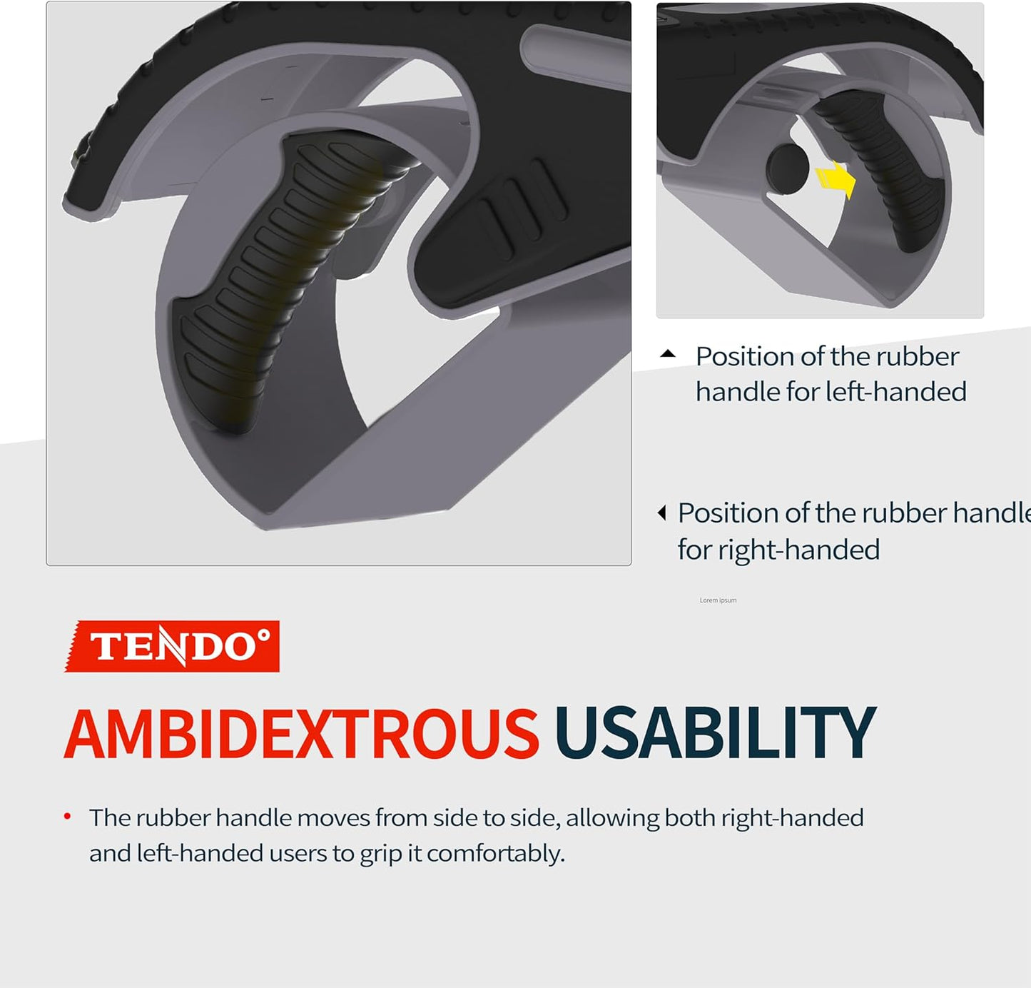 Heavy Duty Shipping Tape Dispenser: TENDO° Premium Line – Reusable, Replaceable, Eco-Friendly 2’’ Master Piece Dispenser for Pros with Patented 10° Sloped Chromium Blades - P-2200 (4th Gen.)_SkyBlue