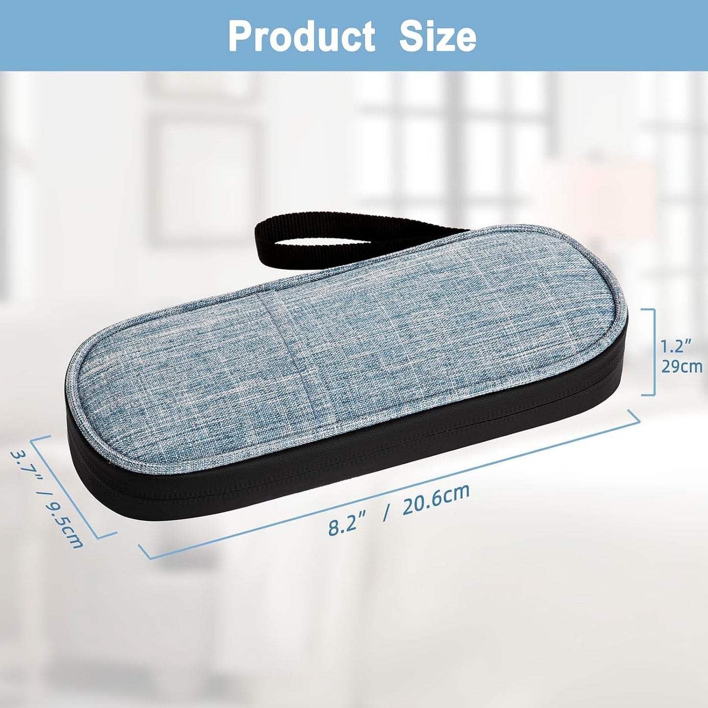 Insulin Cooler Travel Case with 2 x 90g TSA Approved Ice Packs – Insulated Diabetic Medication Bag for Insulin Pens & Supplies – Compact & Waterproof for Daily Use & Travel