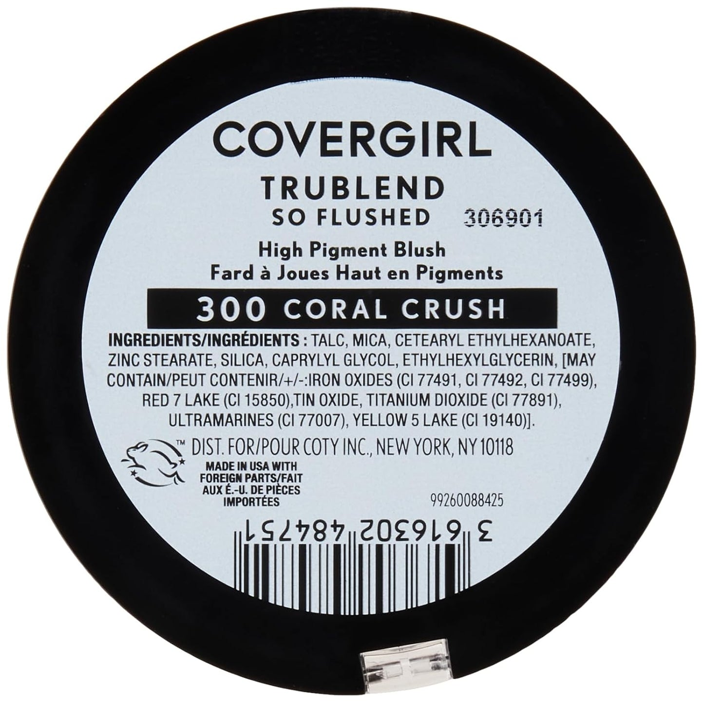 COVERGIRL Trublend So Flushed Coral Crush, Pressed, 0.33 Oz