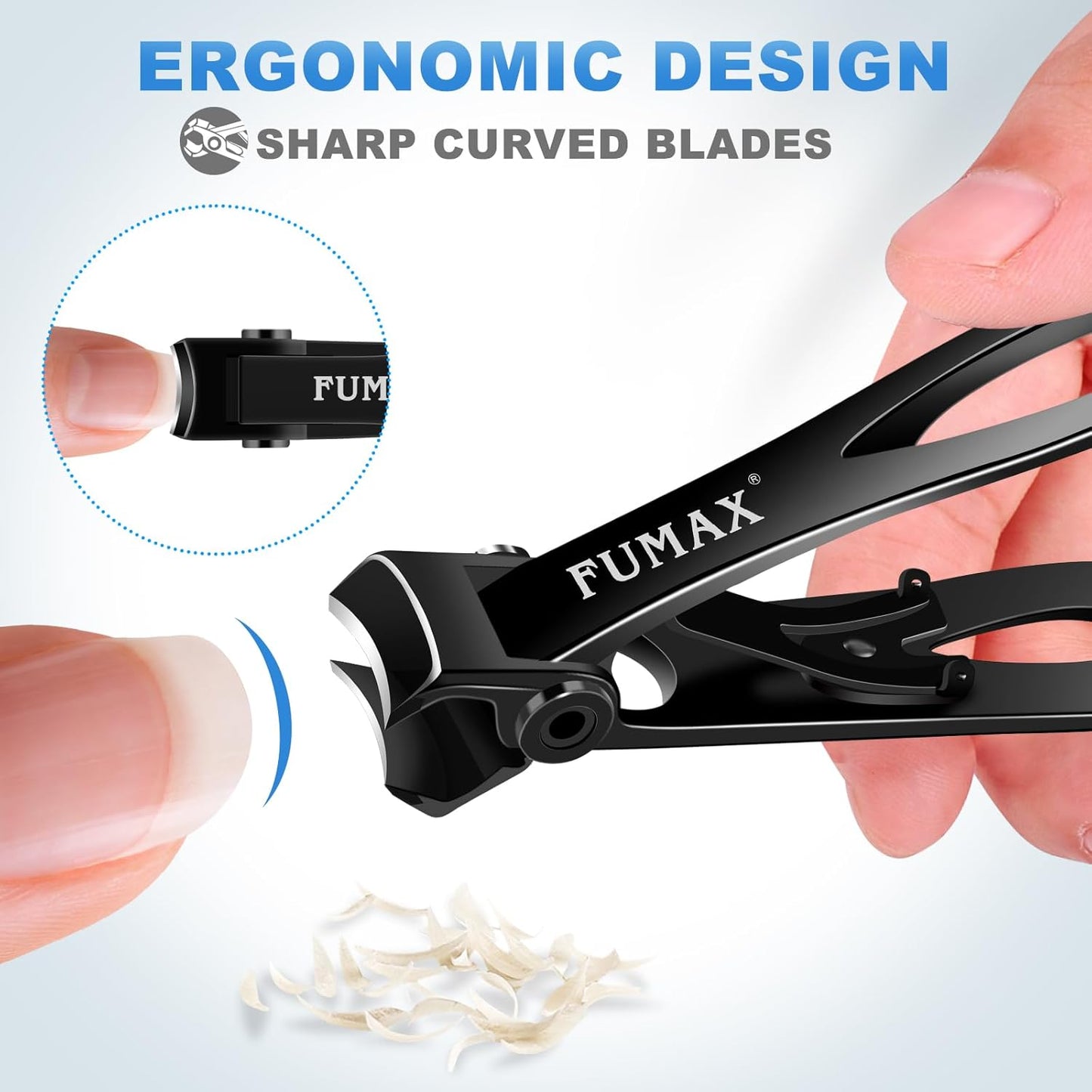 Toenail Clippers for Seniors Thick Toenails, Heavy Duty Large Nail Clippers with 15mm Wide Jaw Opening, Long Handle Toe Nail Clippers for Thick Nails Gifts for Men, Seniors Women