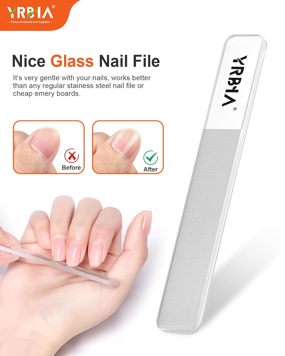 Nail Clippers with Glass Nail File, YRBIA 4 Piece Ultra Sharp Nail Clipper Set, Professional Fingernail & Toenail Clippers Nail Cutter for Men and Women (Black)