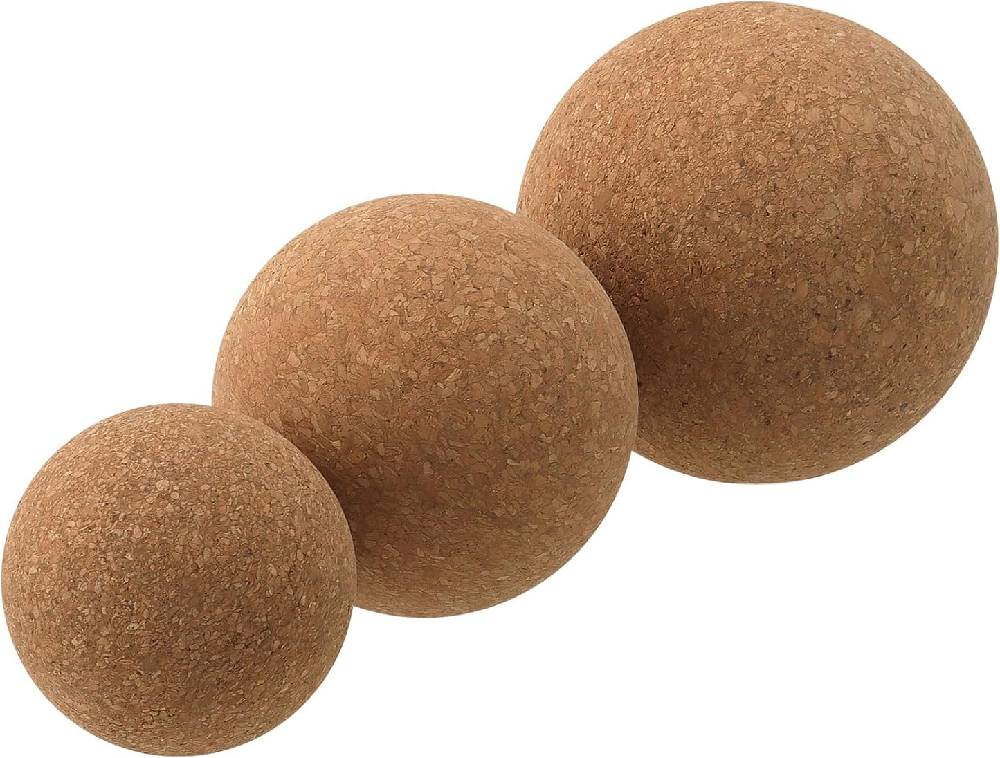 5 PCS Cork Massage Ball, Cork Therapy Ball Wooden, Cork Ball for Muscle Massage, Myofascial Release