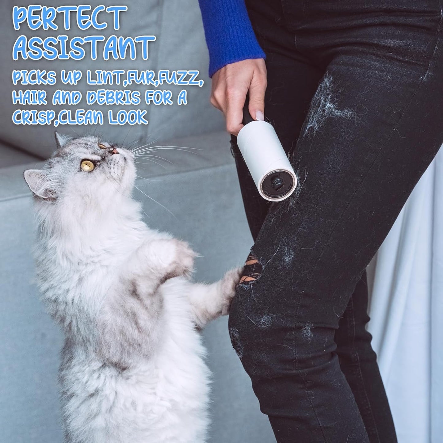 Hushee 60 Pcs Bulk Mini Lint Roller for Pet Hair and Clothes Lint Roller Travel Size Removers Sticky Removing Tool for Travel, Gift Bags, Furniture, Car Seat