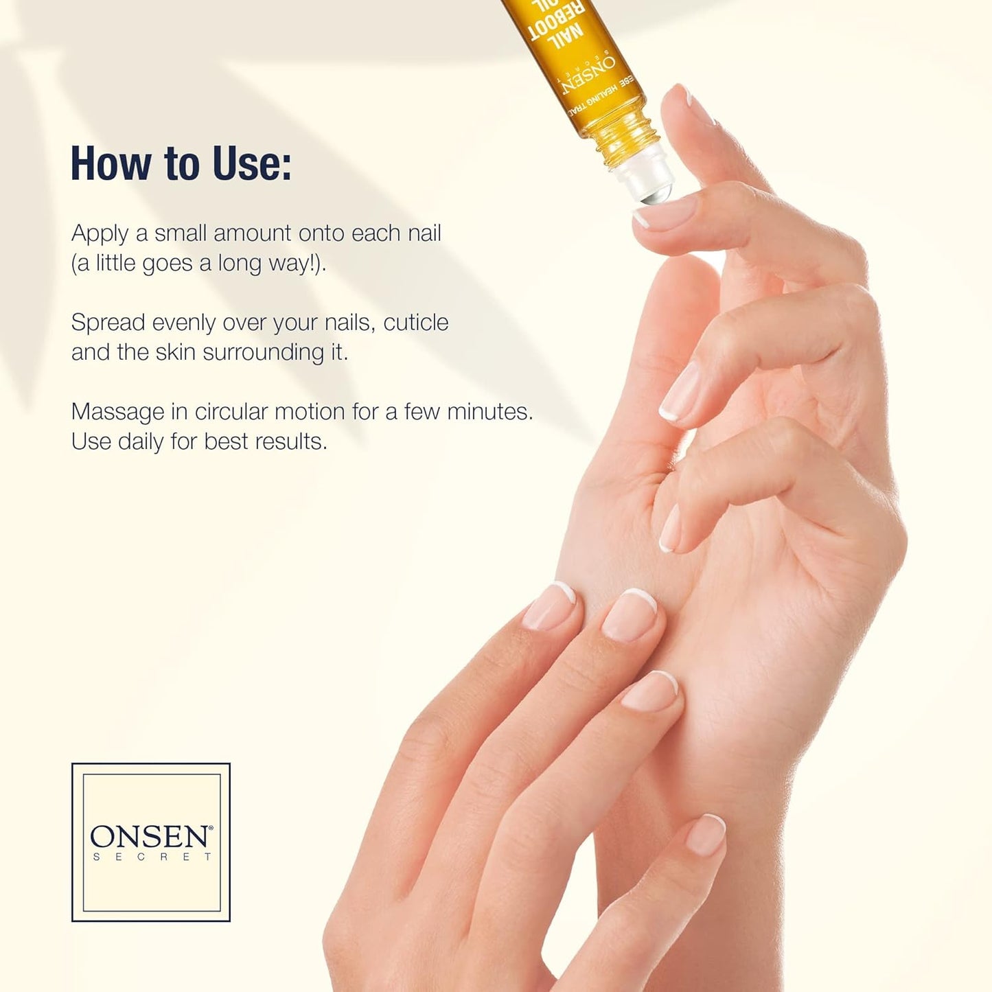 Onsen Secret Japanese Nail Reboot Cuticle Oil Kit | Buffer and Shine Kit w/ Professional File, 3-Way Buffer Block & Free Replacement Pads | Strengthening Combo for Healthy Nails, 1pk