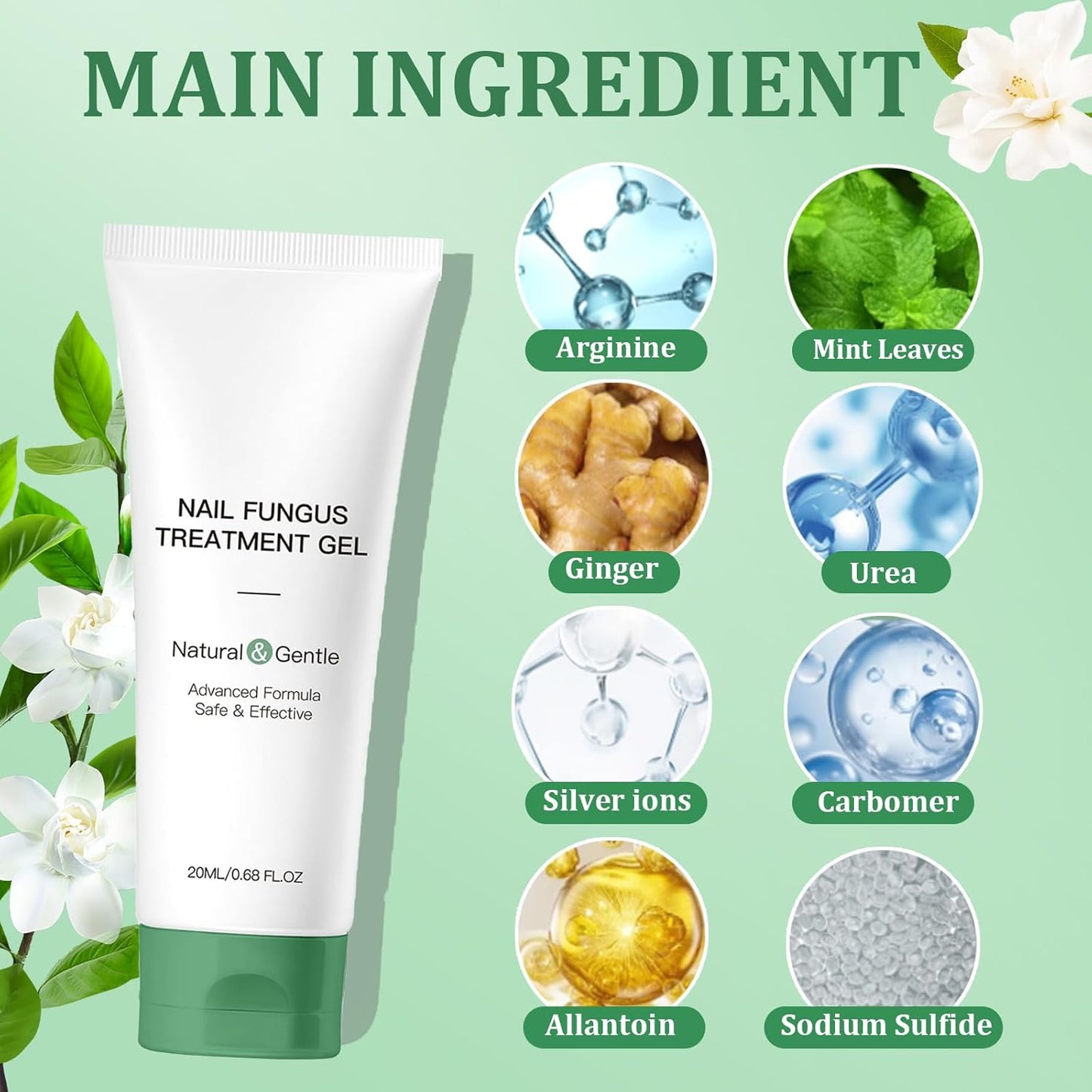 Nutraboost Nail Treatment Gel, Nail Growth Serum for Repair & Strengthener, Multi-Purpose Nail Repair Serum (1)