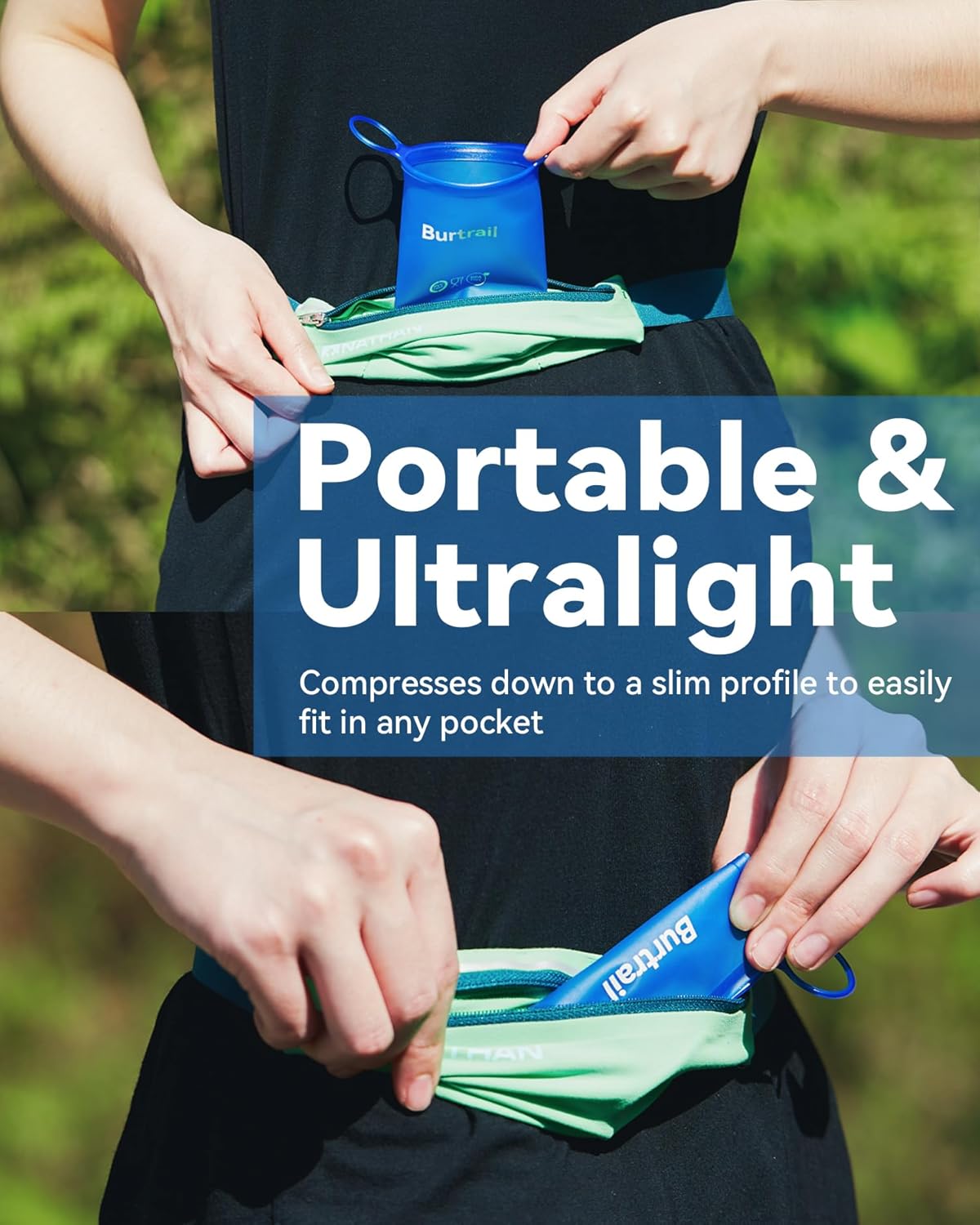 Collapsible Running Cup,200 ml/6.8 fl oz-4Packs TPU Ultralight & Foldable Running Cup,Portable Collapsible Water Cup for Trail Running Marathon Cycling Climbing