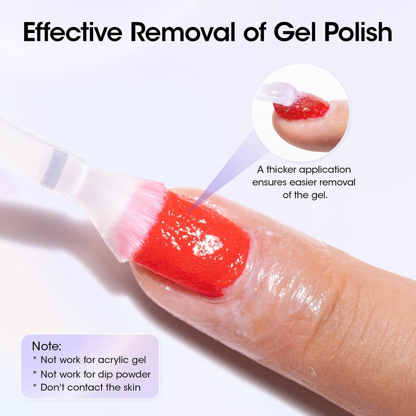 Gellen Gel Nail Polish Remover Kit, Gel Polish Remover for Nails, with Cuticle Oil & Peelable Liquid Latex for Nails, Fast Nail Gel Removal in 2-5 Minutes, No Need Foil, No Soaking or Wrapping