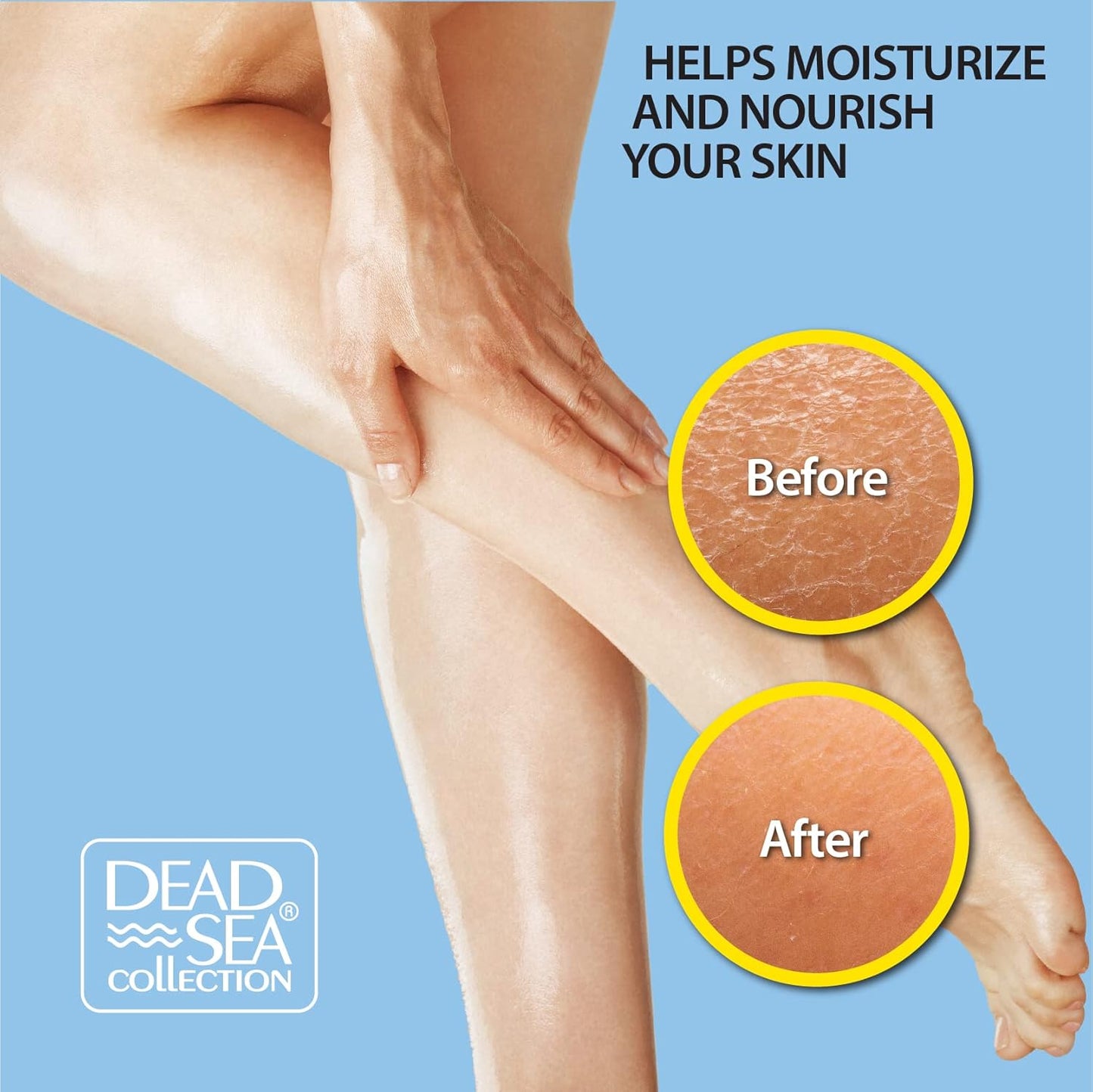 Dead Sea Collection Body Oil with Almond & Vanilla-Dry Skin Moisturizer and Hydrating Massage - Nourishing Bath Oil - Increase Skin Elasticity and Provide Anti-Aging Support for your Body (4 fl.oz)