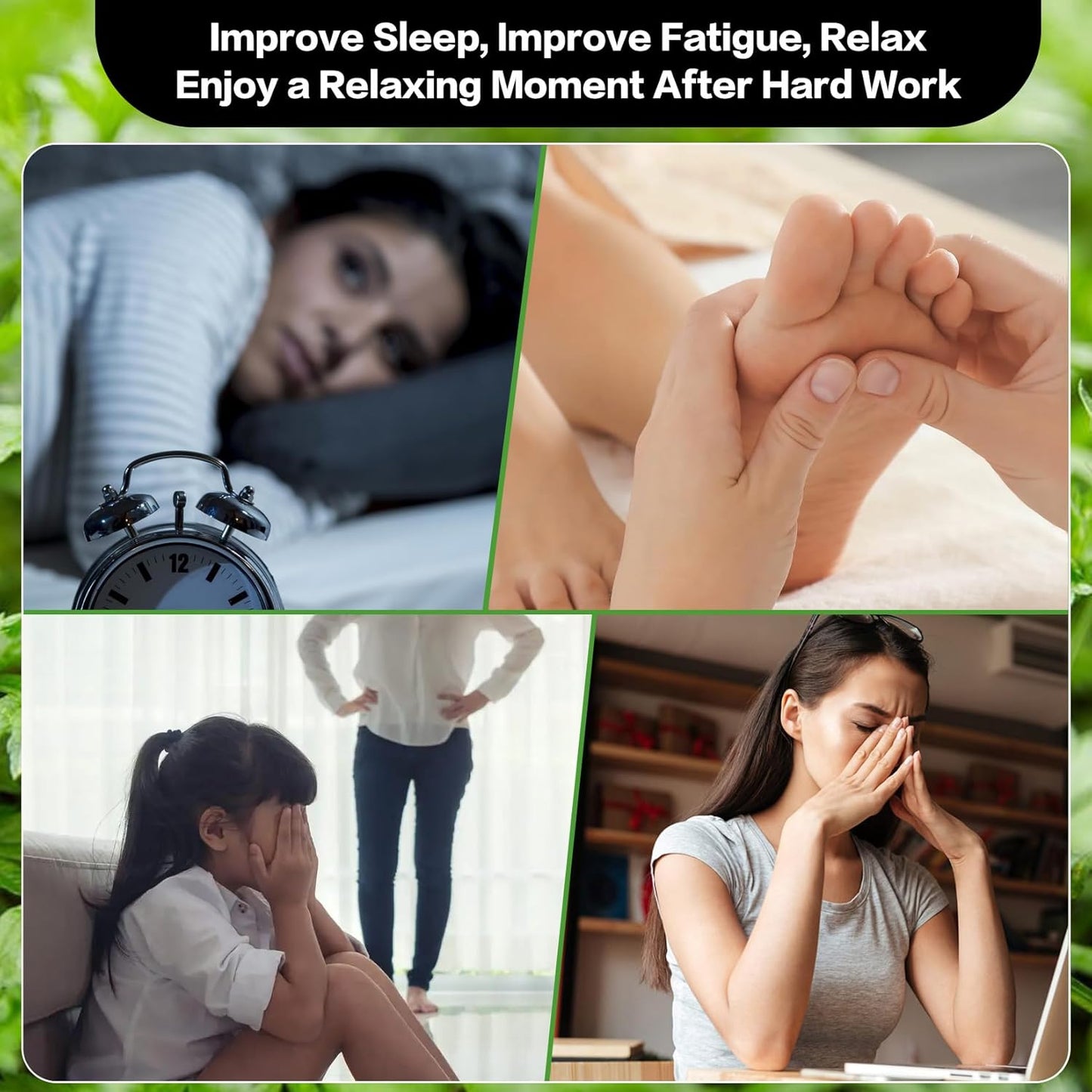 50 Pack Natural Foot Pads Ginger Wormwood Bamboo Vinegar Foot Care Patch Message Deep Cleansing for Stress Relief, Better Rest, Feet Health Patches, Relaxing Muscles Kit