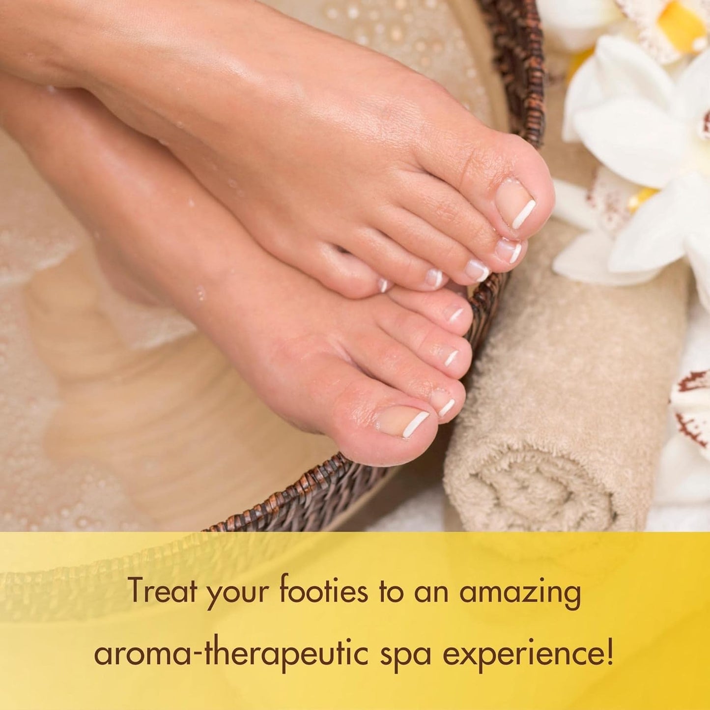 SPA REDI - Body and Foot Cream Mask, Milk and Honey, 16 Oz - Pedicure Massage for Tired Feet and Body, Hydrating, Fresh Skin - Infused with Hyaluronic Acid, Amino Acids, Panthenol, Comfrey Extract