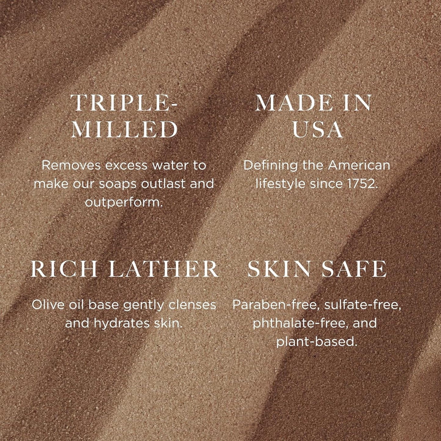 Caswell-Massey Men’s Bar Soap Gift Set - Jockey Club Scent - Triple-Milled Moisturizing Body Soap Bars for All Skin Types, Plant-Based Formula with Essential Oils, Made in USA, 3 x 5.8 oz