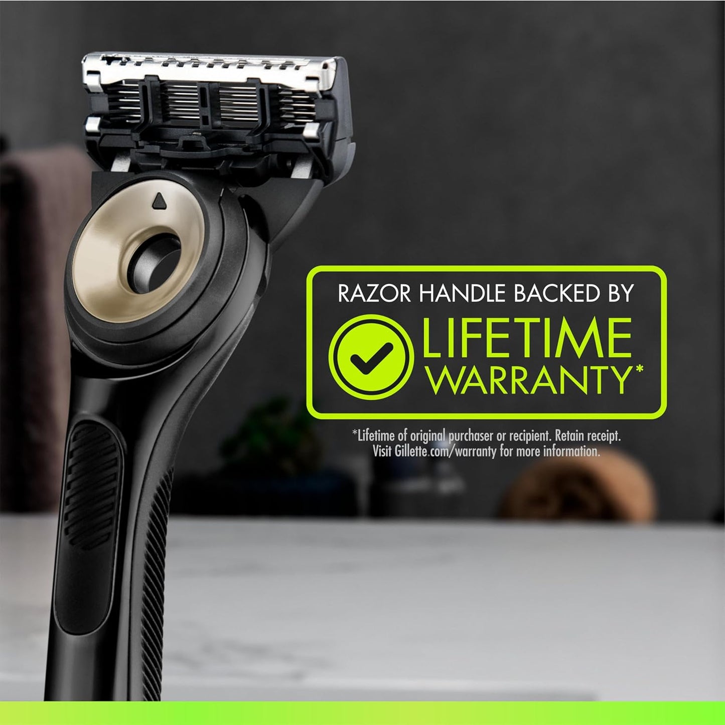 GilletteLabs With Exfoliating Bar Shaving Razor For Men, 1 Handle, 3 Blade Refills, Includes Travel Case for Convenient Storage On The Go