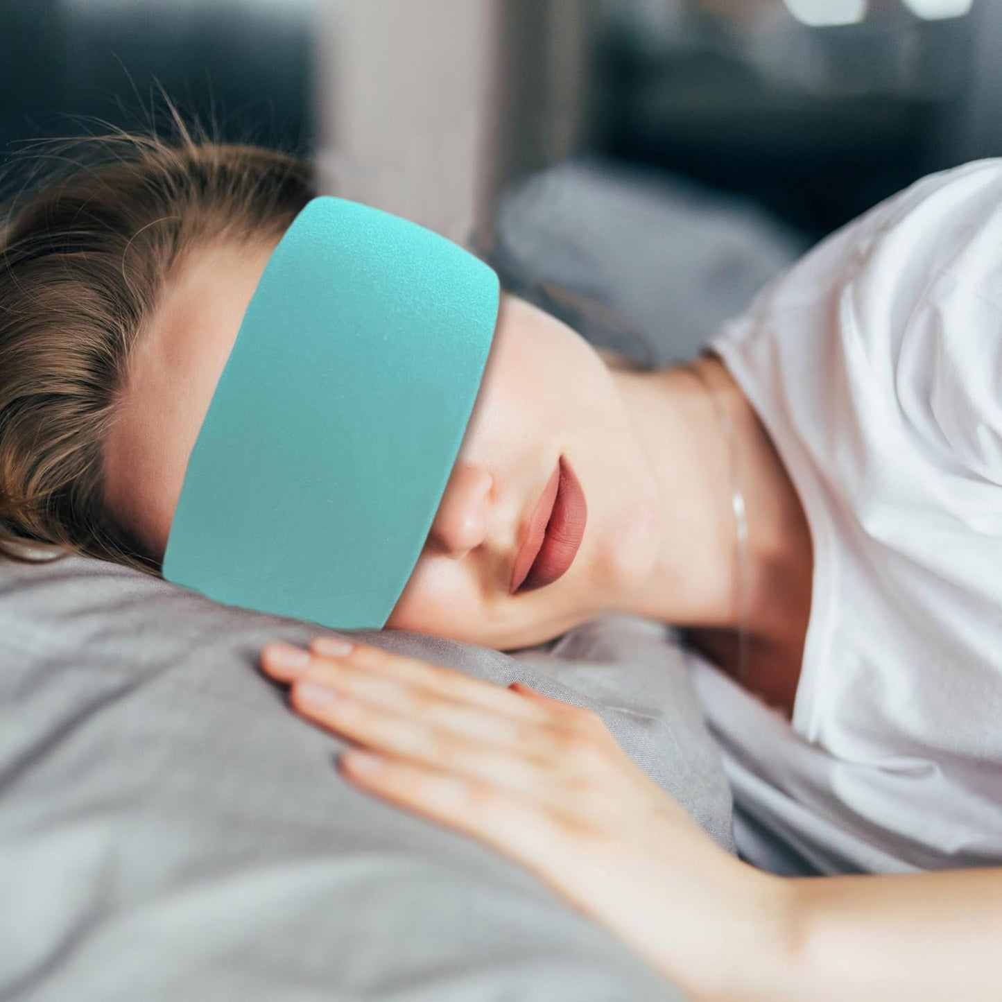 Crimmy Migraine Headache Relief Cap, Cooling Gel Headband Neck Wrap Hat Mask, Soothing Ice Pack Head Face Cold Compress for Tension Stress & Hangover