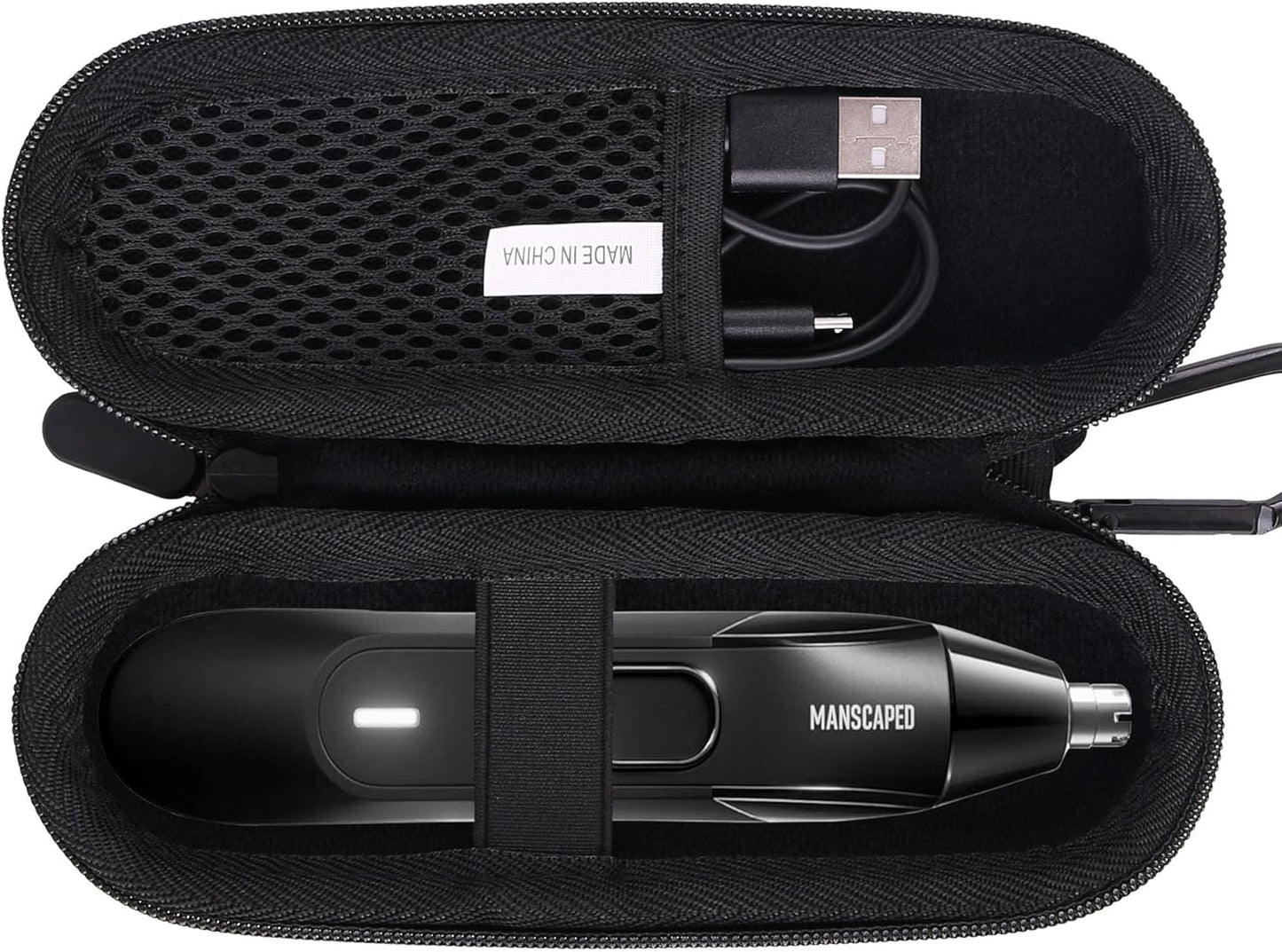 Hard EVA Carrying Case Compatible with MANSCAPED Weed Whacker 2.0 Electric Nose & Ear Hair Trimmer storage case (Nose Trimmer)