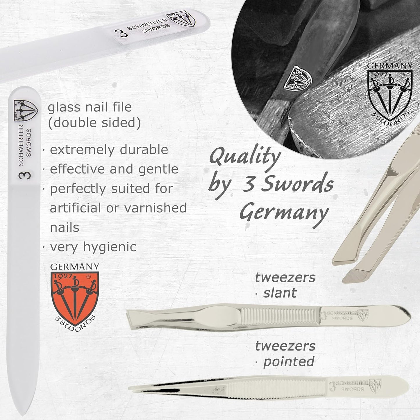 3 Swords Germany – manicure pedicure set kit (748)