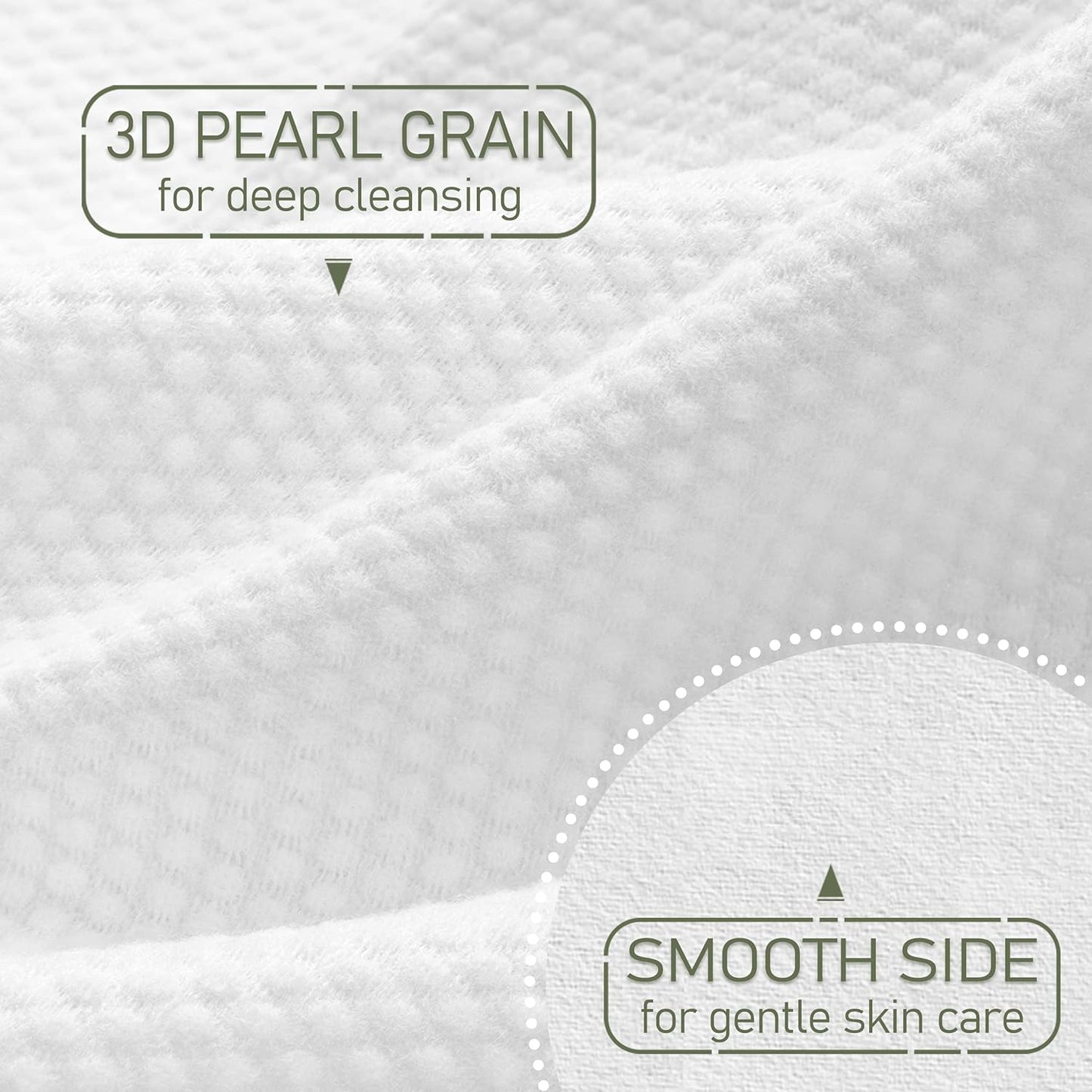 Christmas Style WOWOTEX Disposable Face Towel Biodegradable Large Dry Face Wipes 120 Count/2 Box Extra Thick Soft Clean Facial Towels for Sensitive Skin, Facial Cleansing, Nursing, 10"×12"