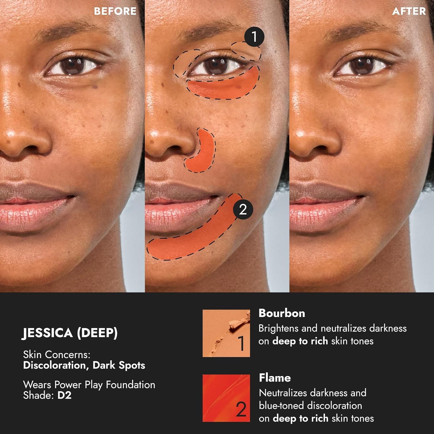 Cover FX Correct Stick Red Color Corrector Concealer - Flame: Neutralize Darkness (All Skin Tones) - Brighten + Neutralize Skin Discoloration - Creamy Lightweight Full Coverage