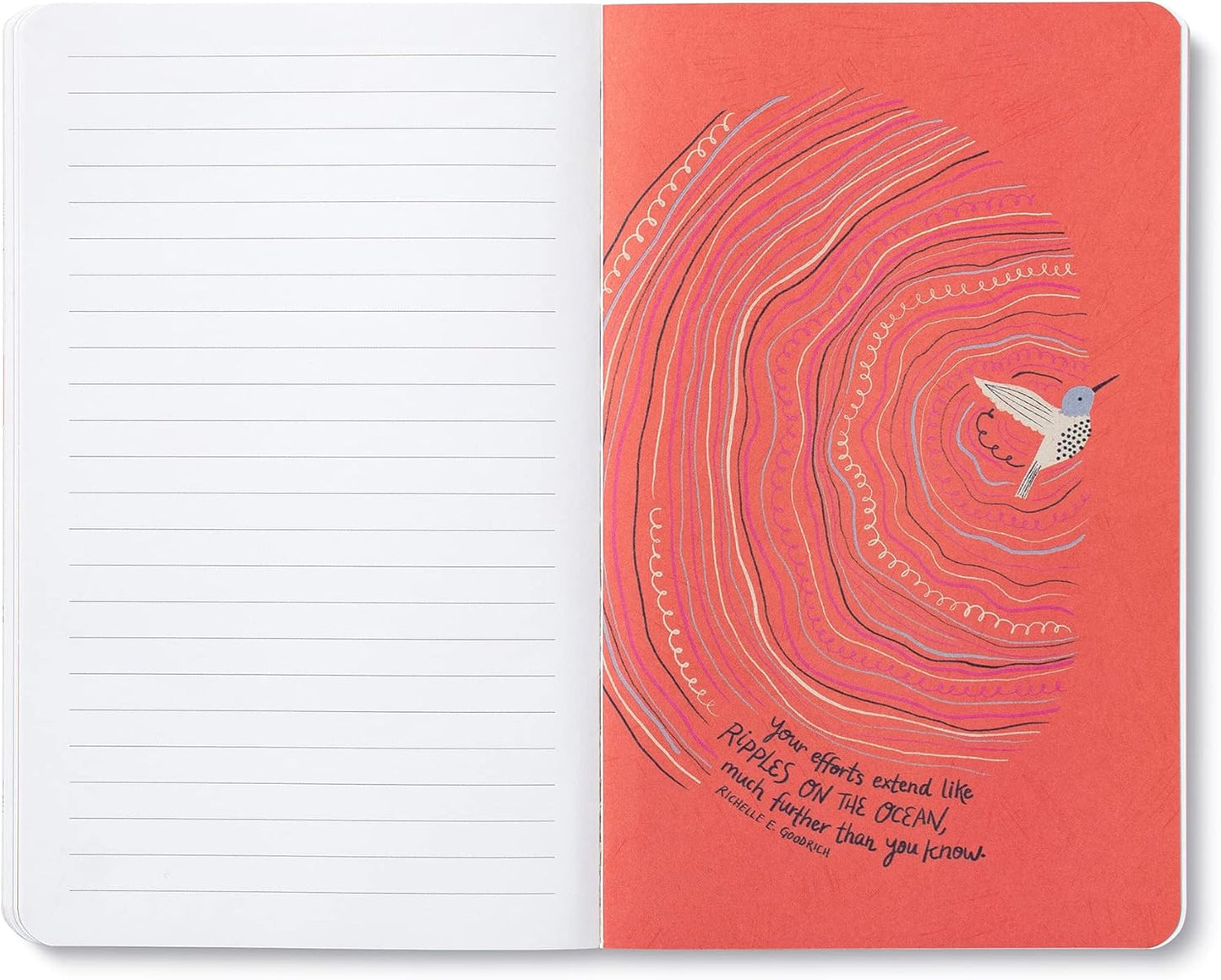 Compendium Softcover Journal - We can begin by doing small things. – A Write Now Journal with 128 Lined Pages, 5”W x 8”H